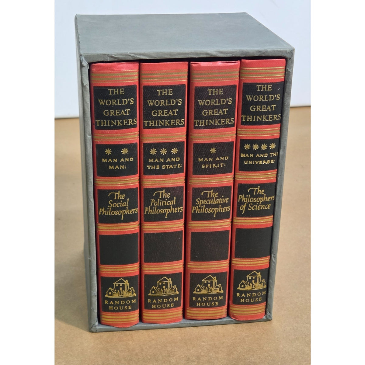 1947 The World’s Great Thinkers Complete 4 Vol Set Random House w/ Slipcase