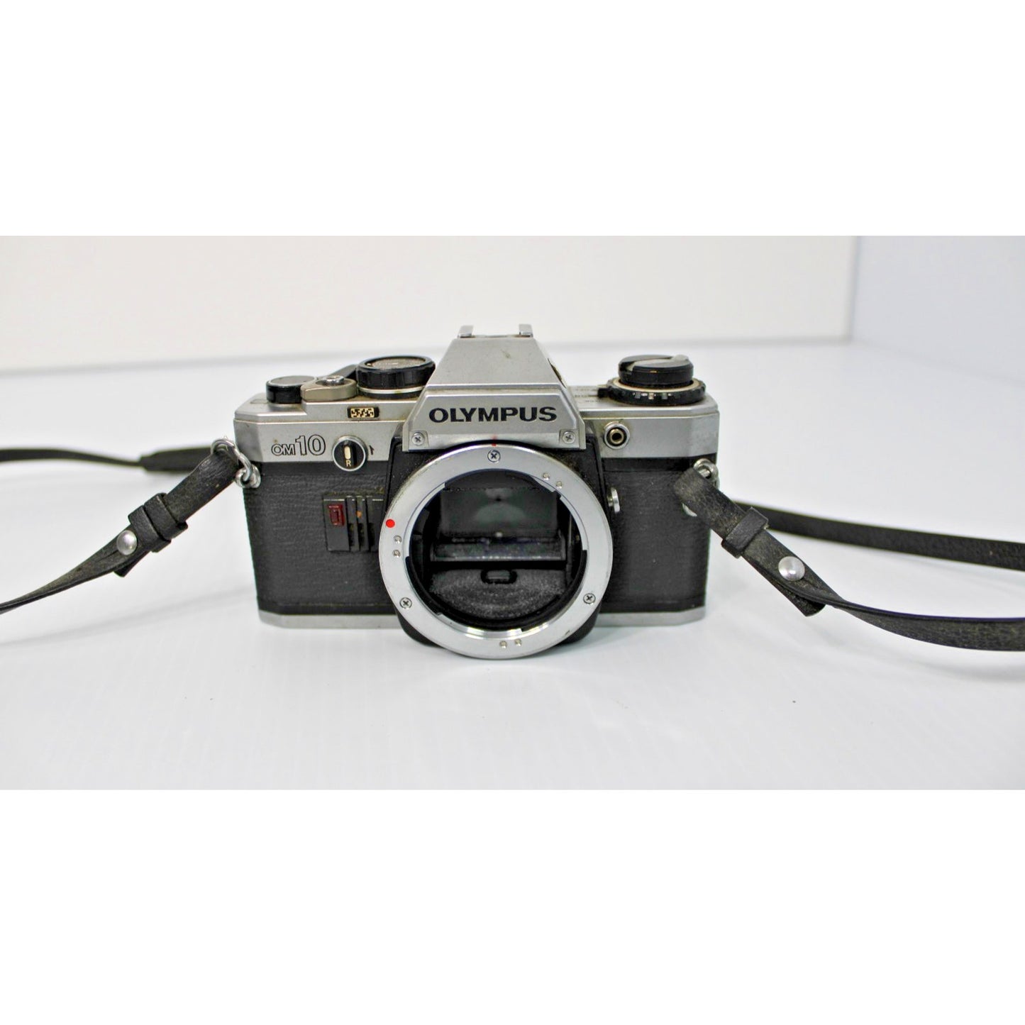 Olympus OM-10 35mm SLR Film Camera Body with 50mm f/1.8 Lens - Vintage Untested