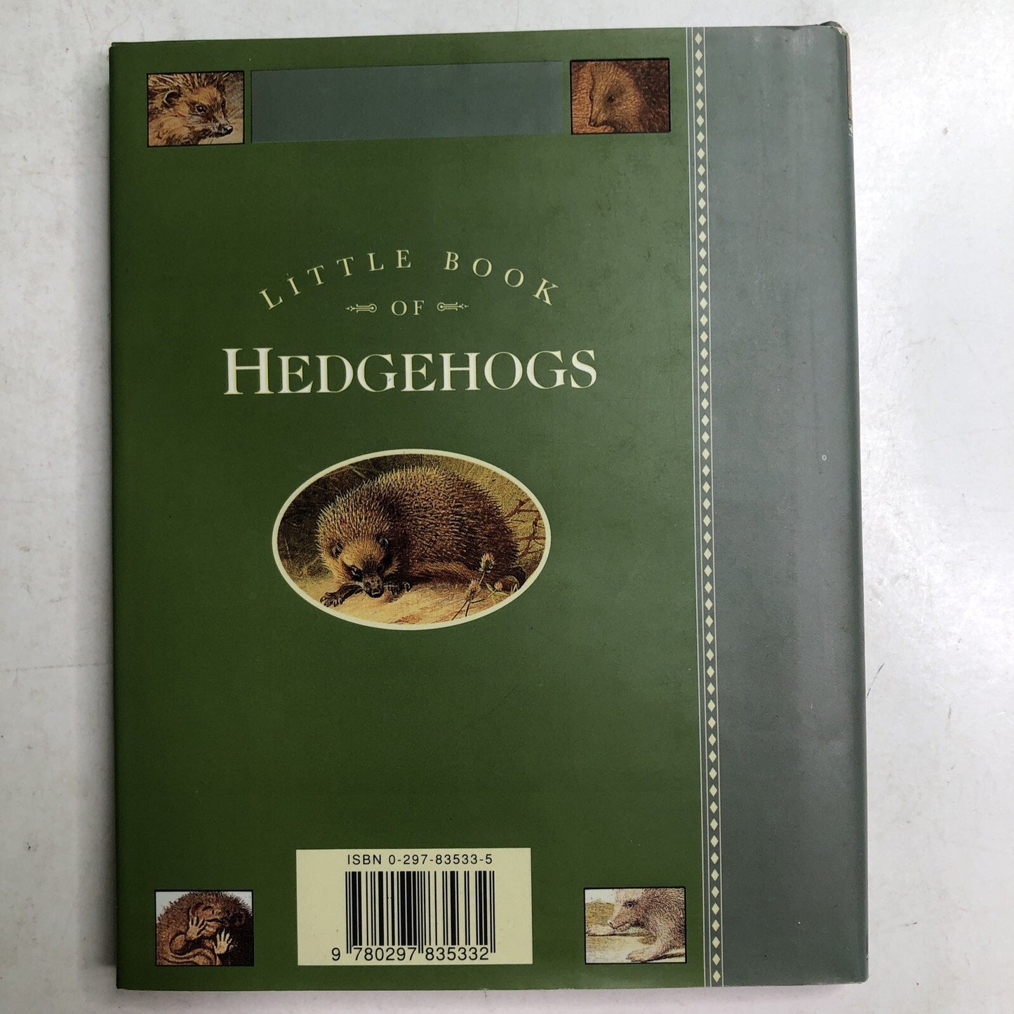 Little Book of Hedgehogs Hardcover Dust Jacket Various Authors Gift