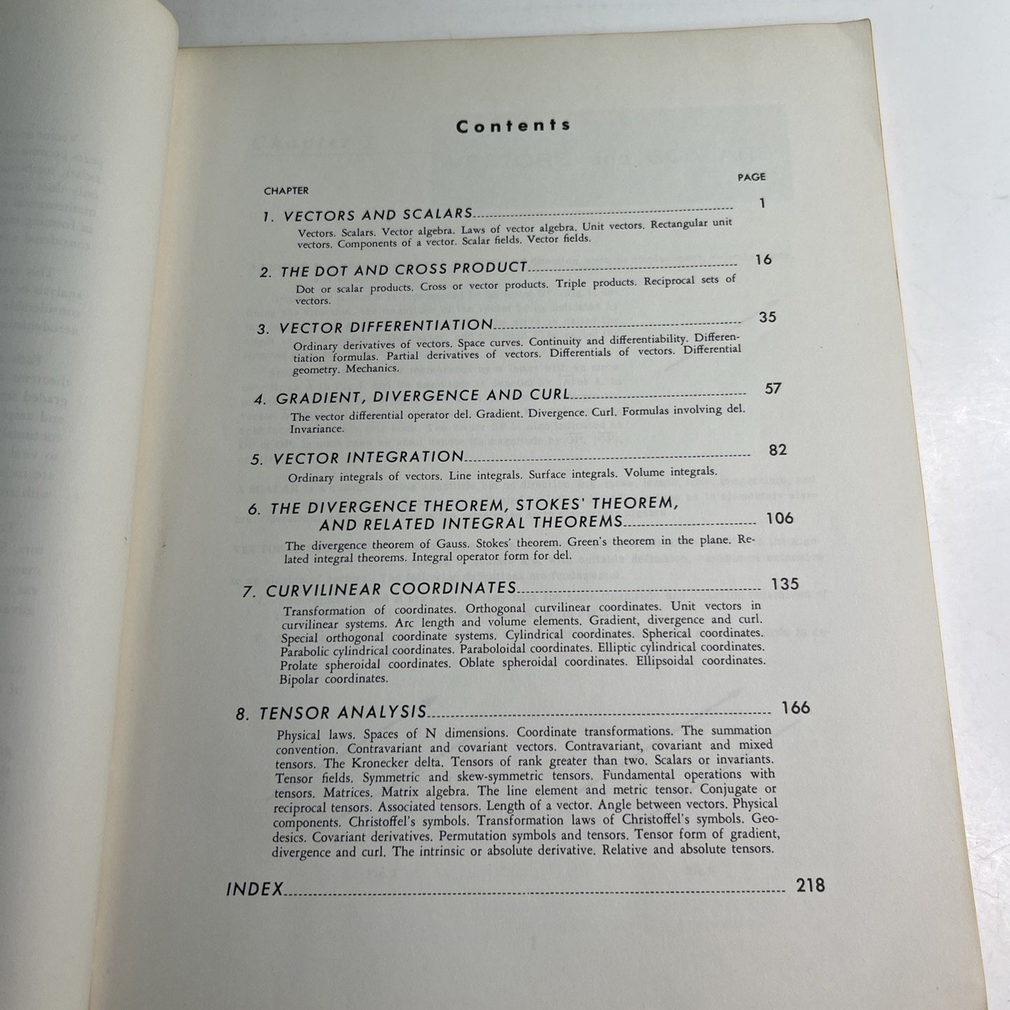 Schaum’s Outline Theory and Problems of Vector Analysis Murray R. Spiegel 1959