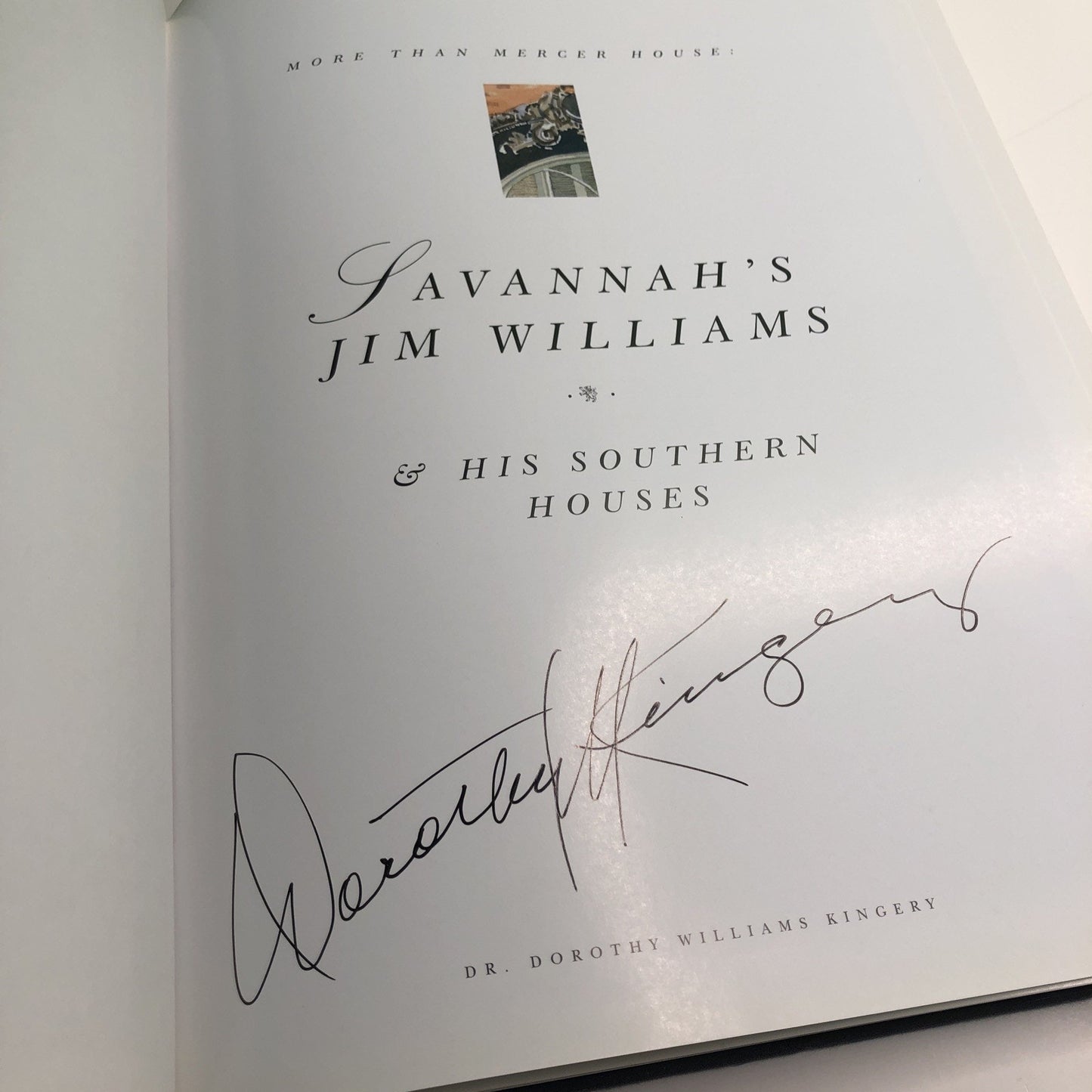 Signed! 1st/3rd Savannah's Jim Williams & His Southern Houses 2004 HC DJ