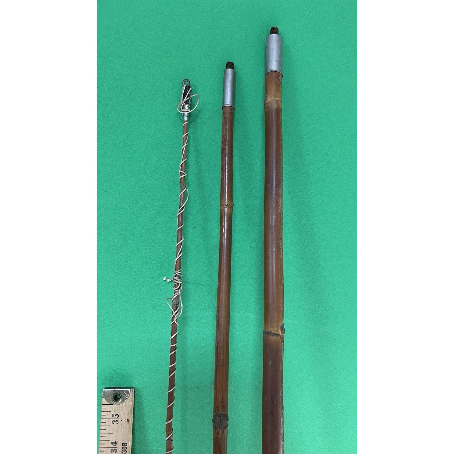 Vintage Heddon 12’ Bamboo Fishing Rod Pole