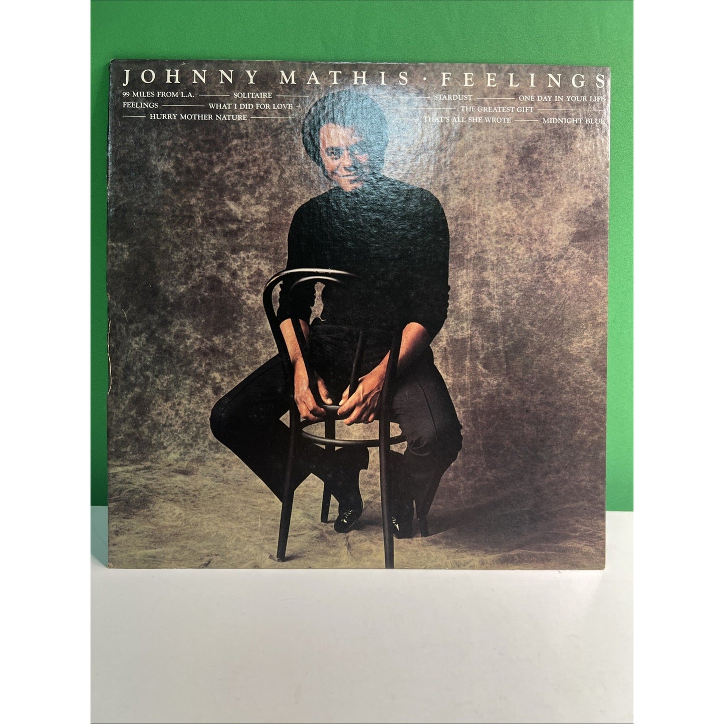 Johnny Mathis FEELINGS Album Record 12" 33 RPM LP Columbia Records