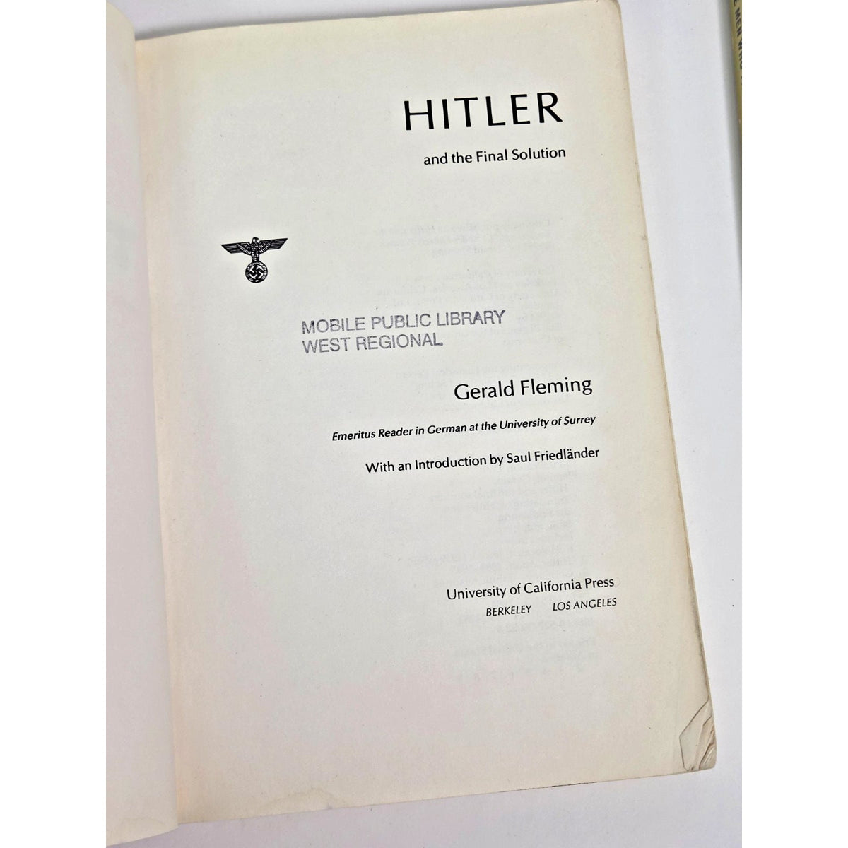 WWII Nazi Germany History Book Bundle Resistance Holocaust Niemoeller 3 Titles