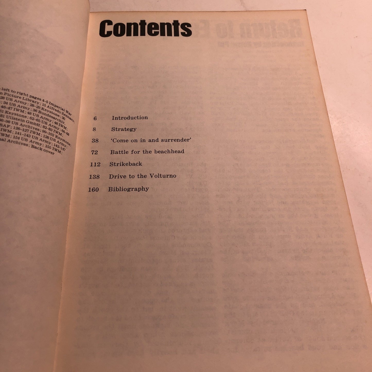 Salerno: Foothold In Europe Battle Book No. 24 by David Mason 1972 Paperback