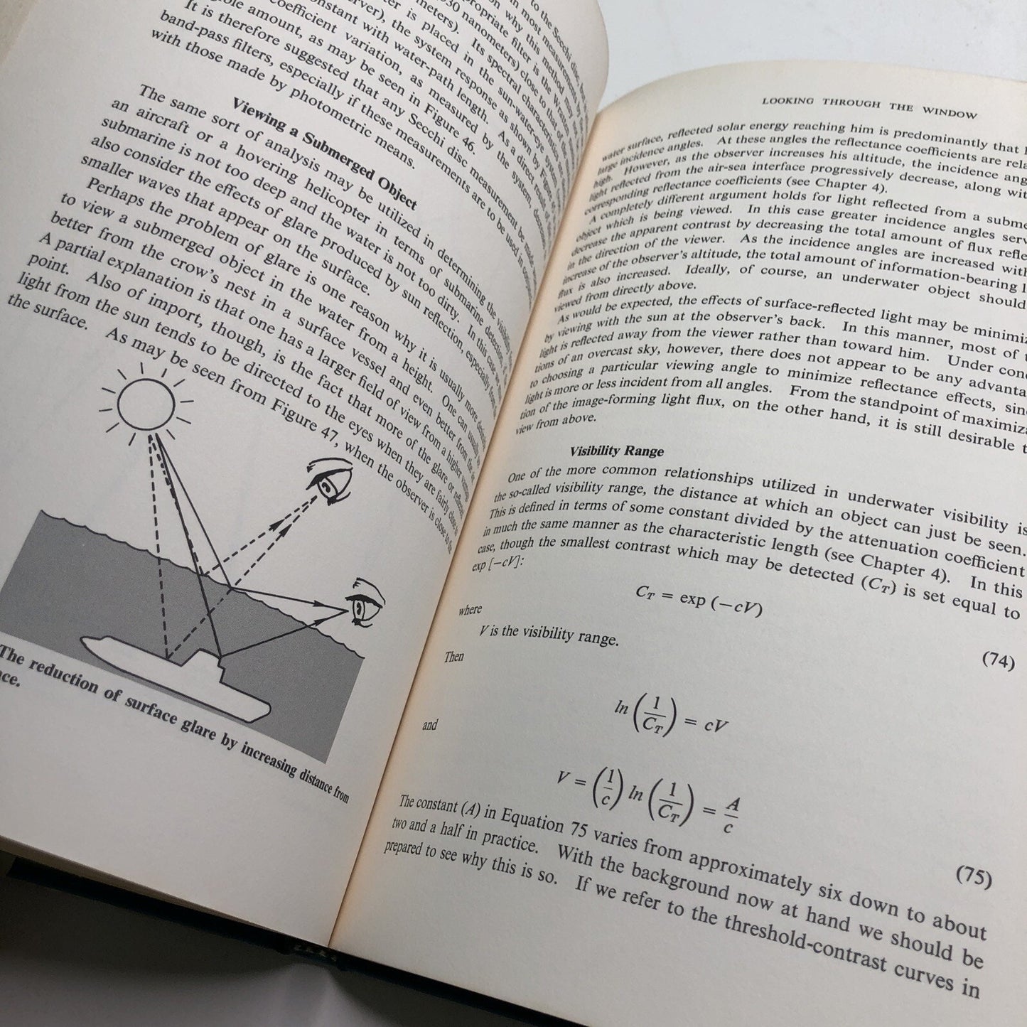 Optical Properties Of The Sea by Jerome Williams US Naval Institute Series 1970