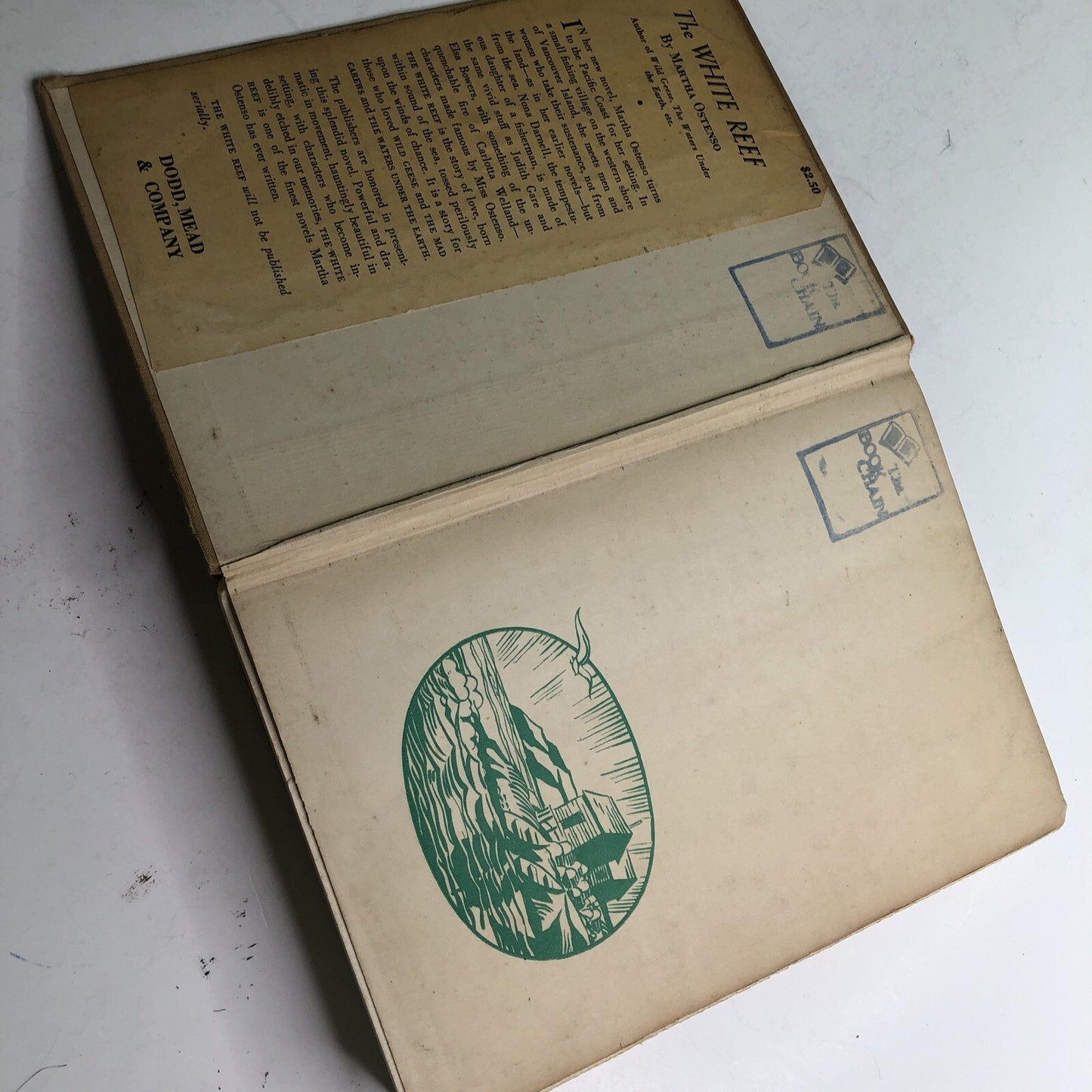 The White Reef by Martha Ostenso Hardcover Book 1934 US Edition