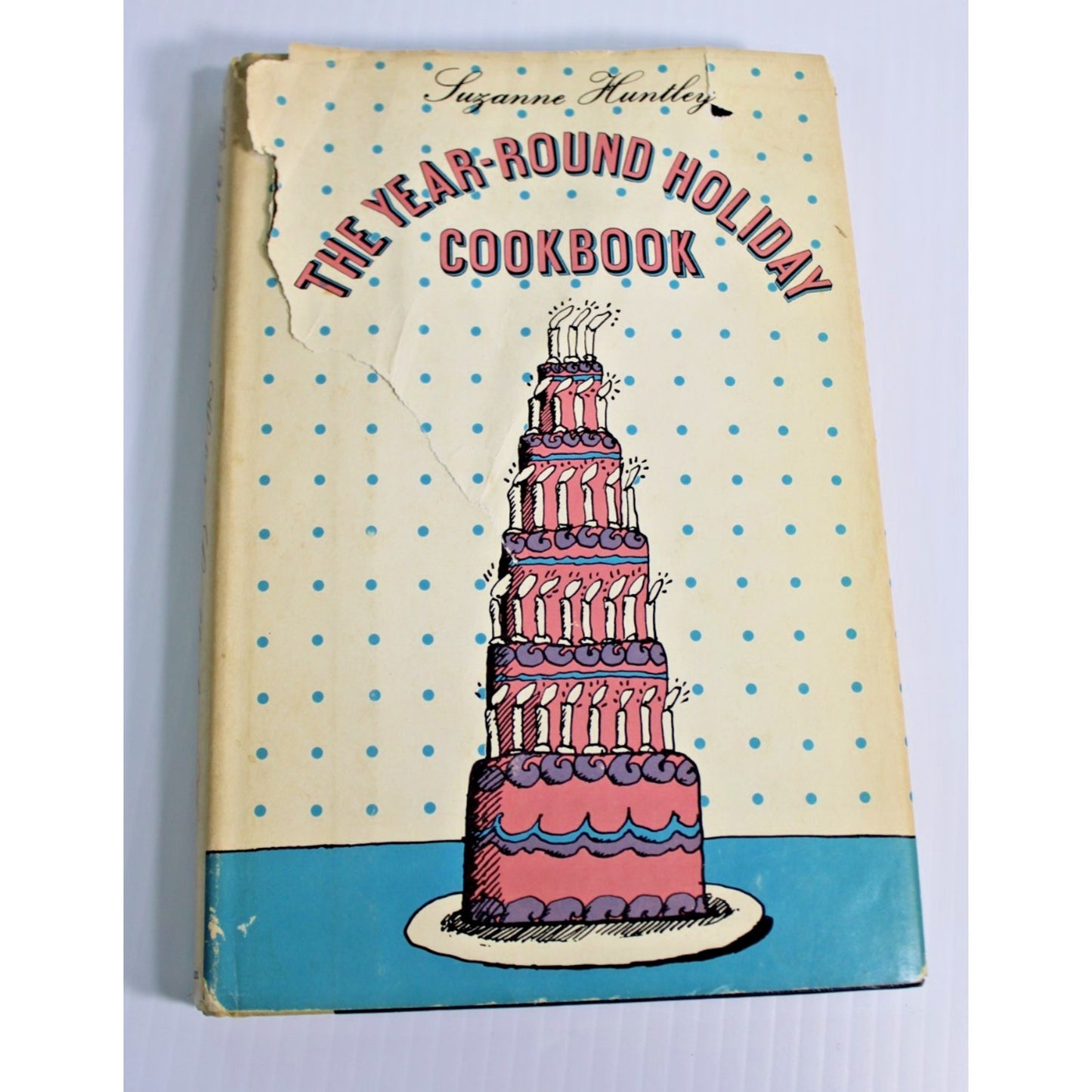 Vintage 1969 The Year-Round Holiday Cookbook Suzanne Huntley Milton Glaser Art
