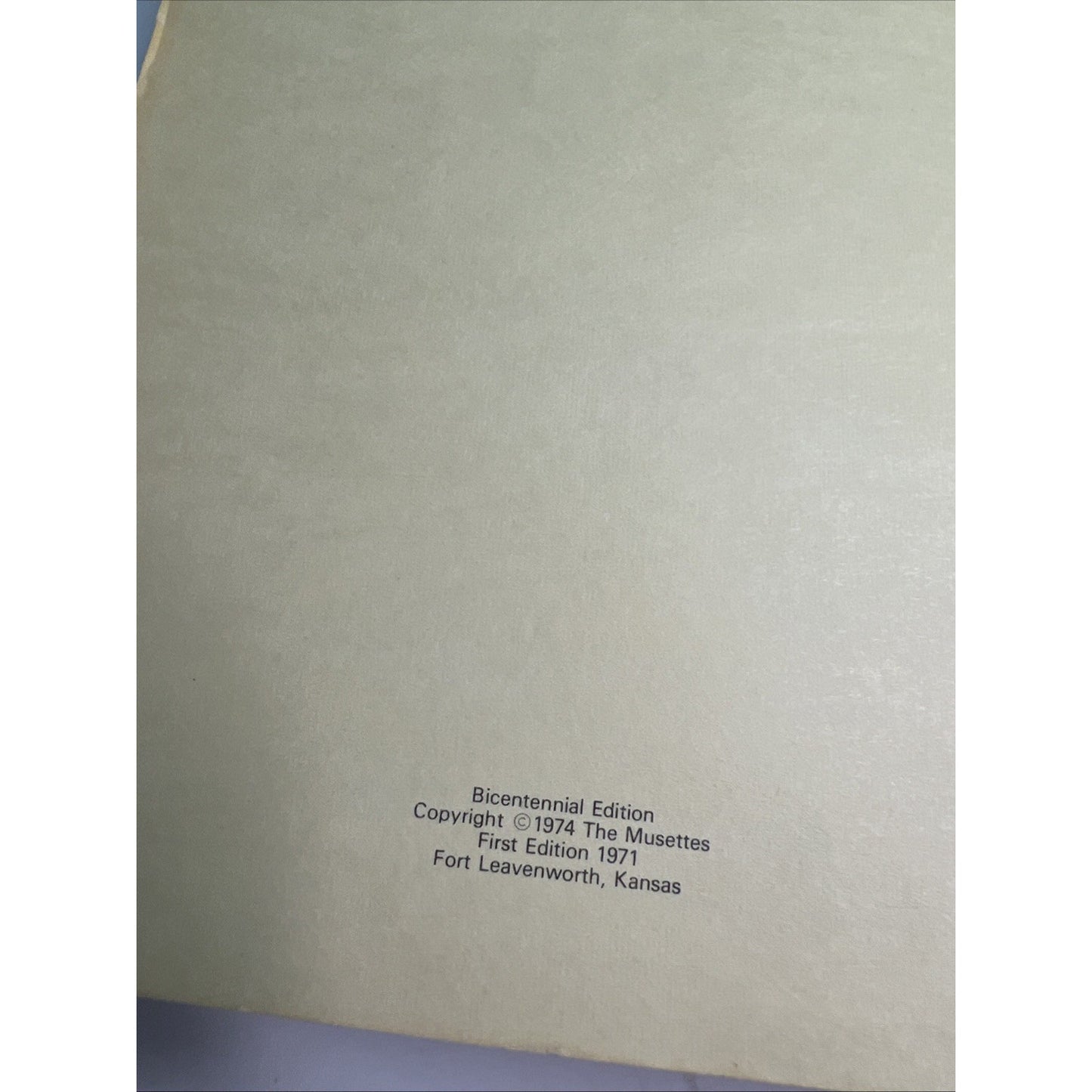 Vintage 1974 Recollections And Recipes Museum Cookbook Fort Leavenworth Kansas