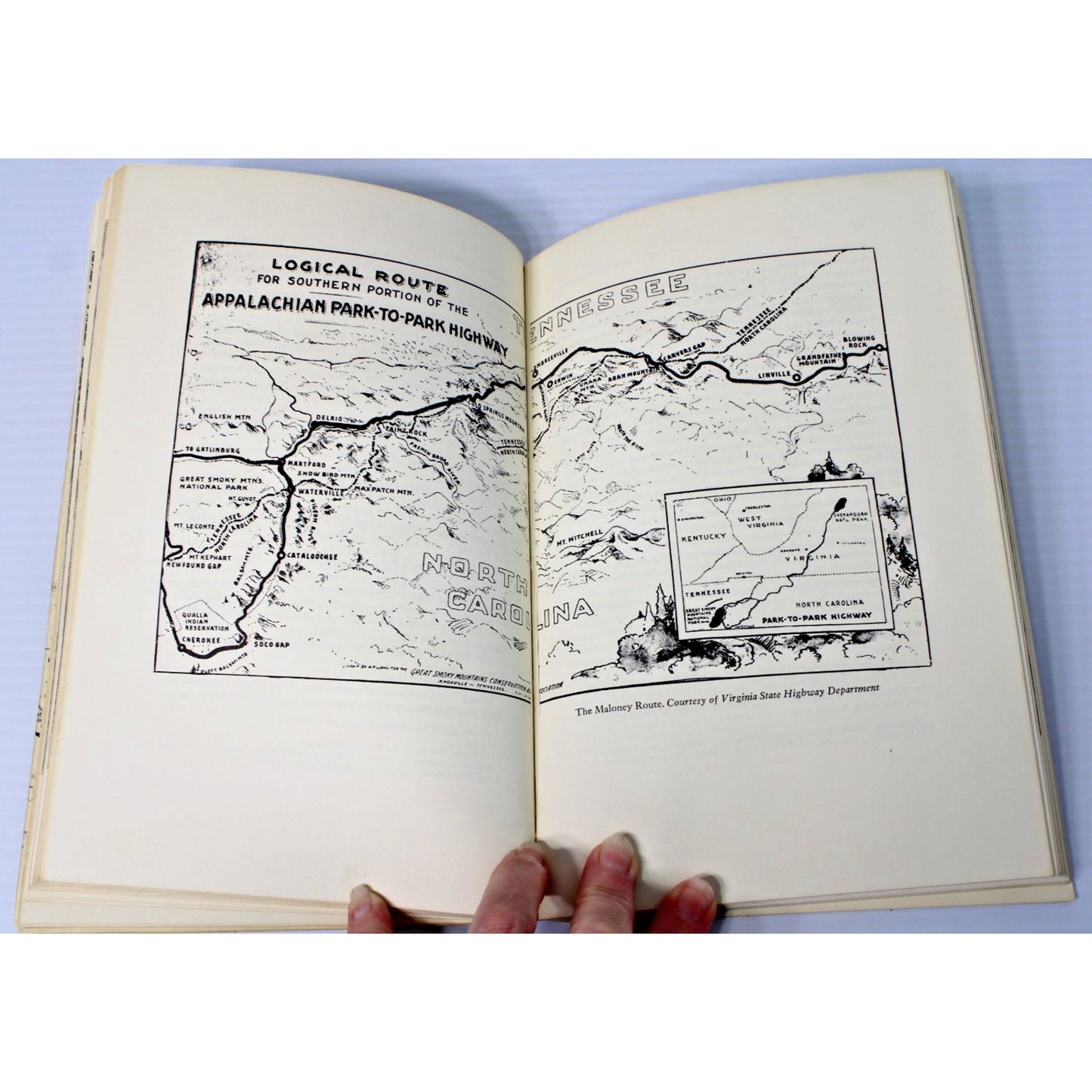 The Blue Ridge Parkway- Harley Jolley, 1995 History & Guide- Author Signed!