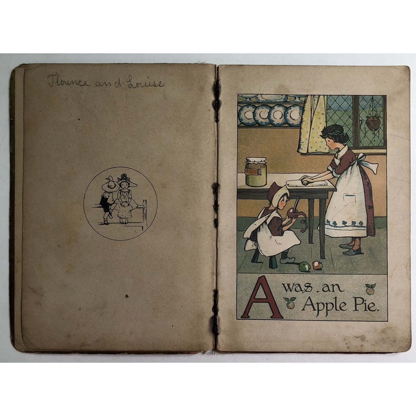 Antique WEE FOLKS’ ALPHABET by Bessie Hitch RARE As Is HTF