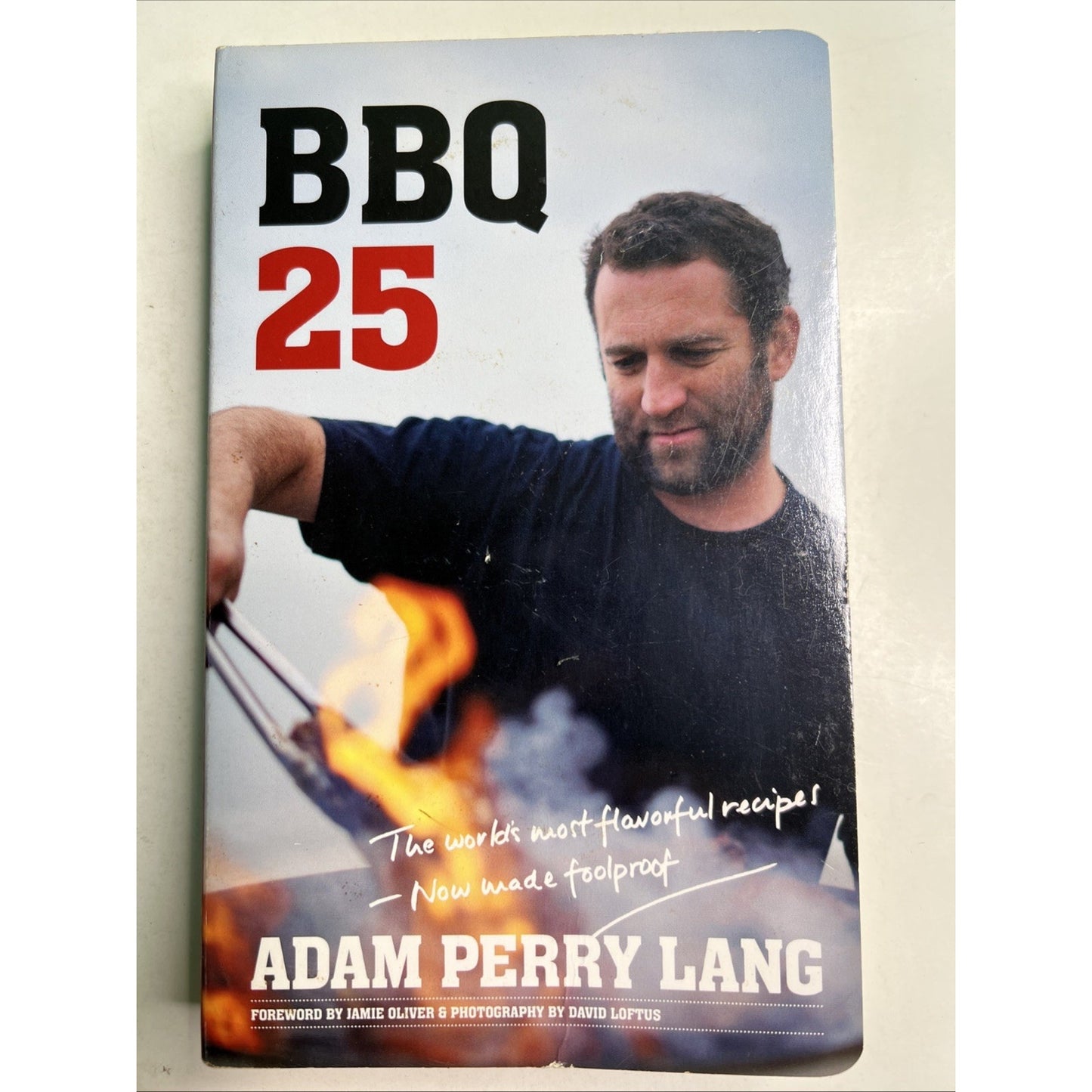 BBQ 25 Cookbook by Adam Perry Lang 2010 Board Book Grilling 1st Edition