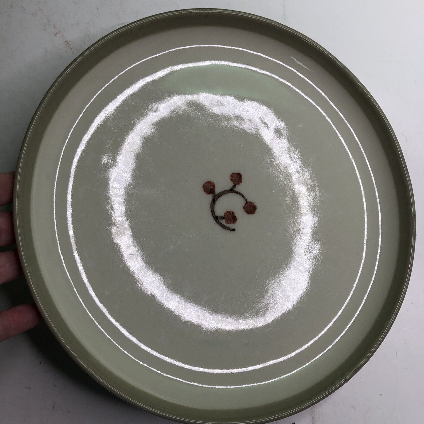 Winfield Gabriel Pasadena Pottery 10” Dinner Plate Twig & Tweed #227 Handmade