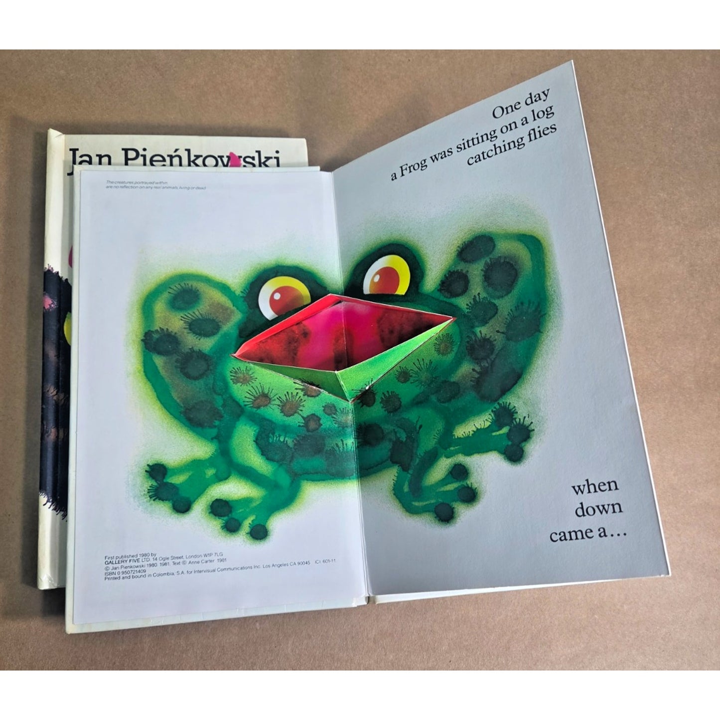Vintage Jan Pieńkowski Pop-Up Book Set: Gossip (1983) & Dinner Time (1981)