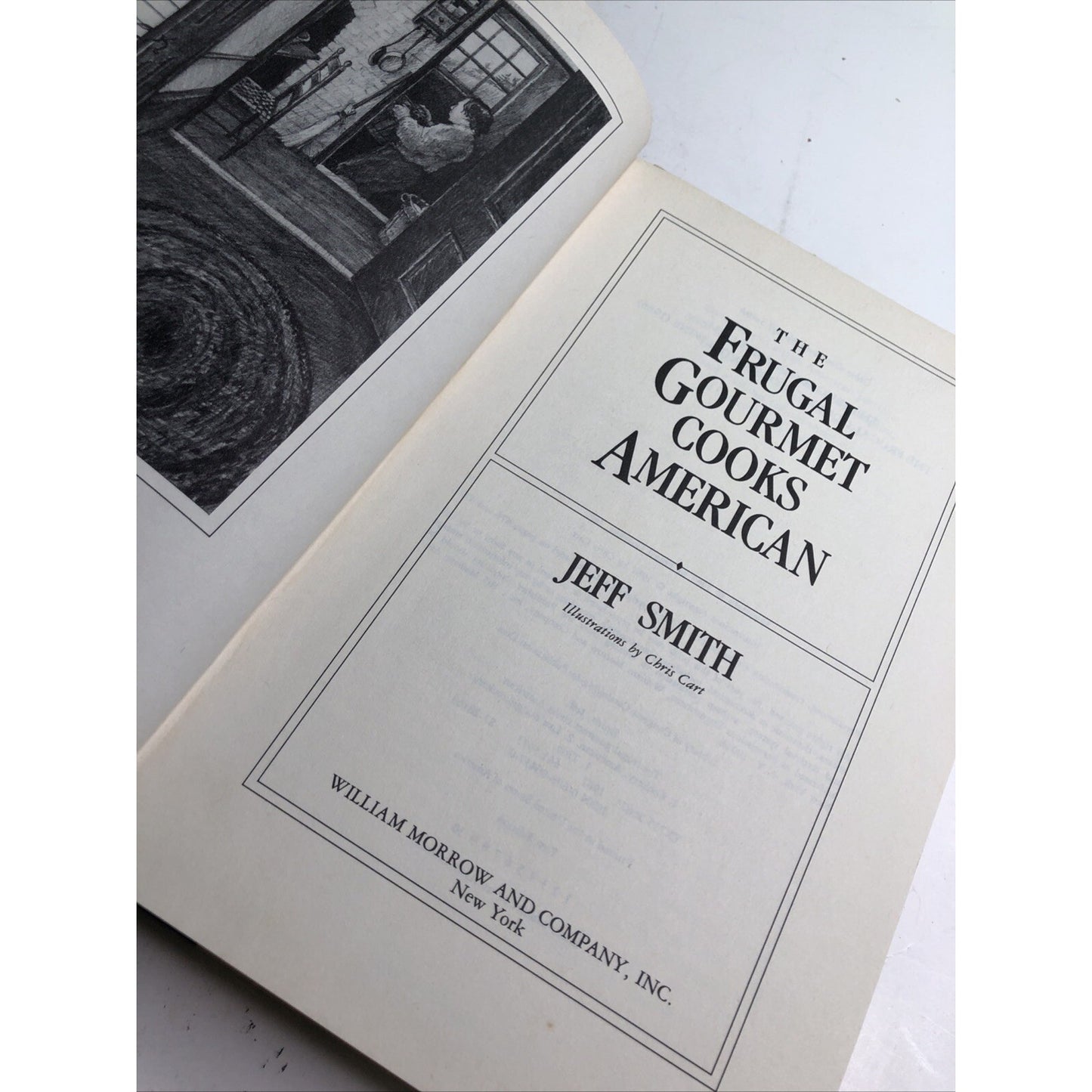 The Frugal Gourmet Cooks American By Jeff Smith: Hardcover Book Vintage 1987