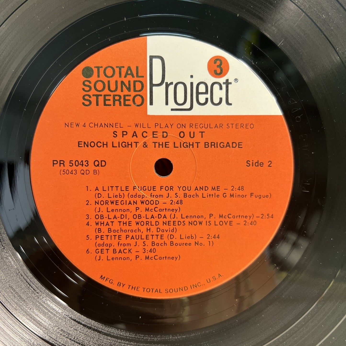 Enoch Light Presents Spaced Out LP Vinyl Record Album Gatefold 1969
