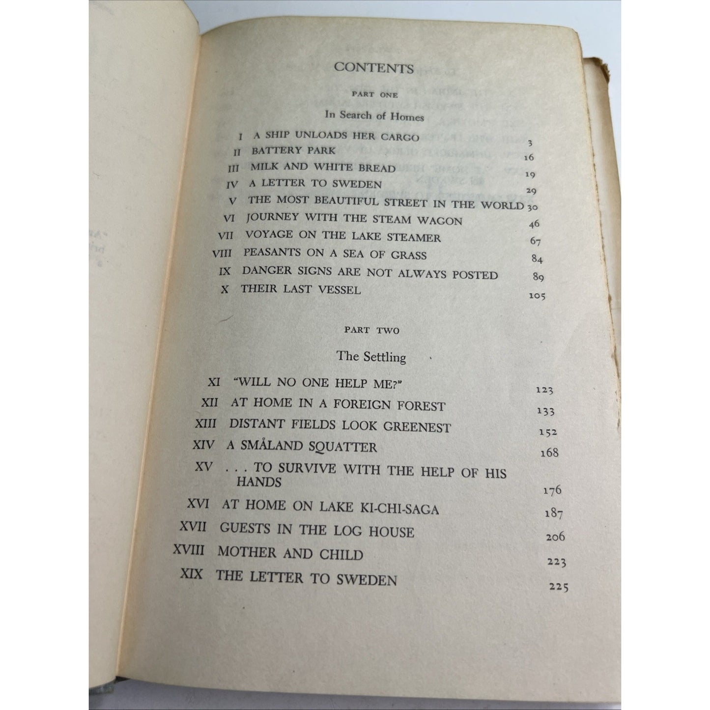 Unto A Good Land A Novel by Vilhelm Moberg 1954 HC DJ BCE