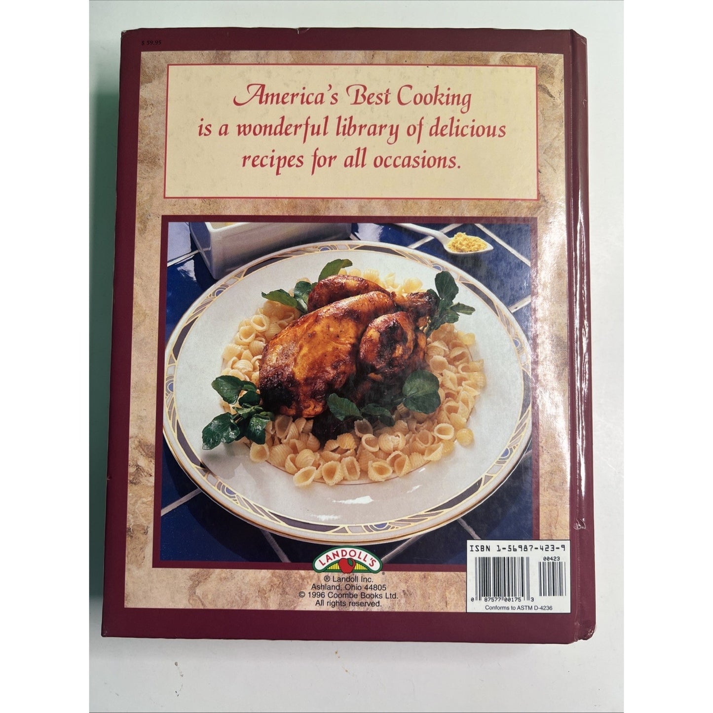 1995 America’s Best Cooking Delicious International Flavor HC Illustrated Gilt