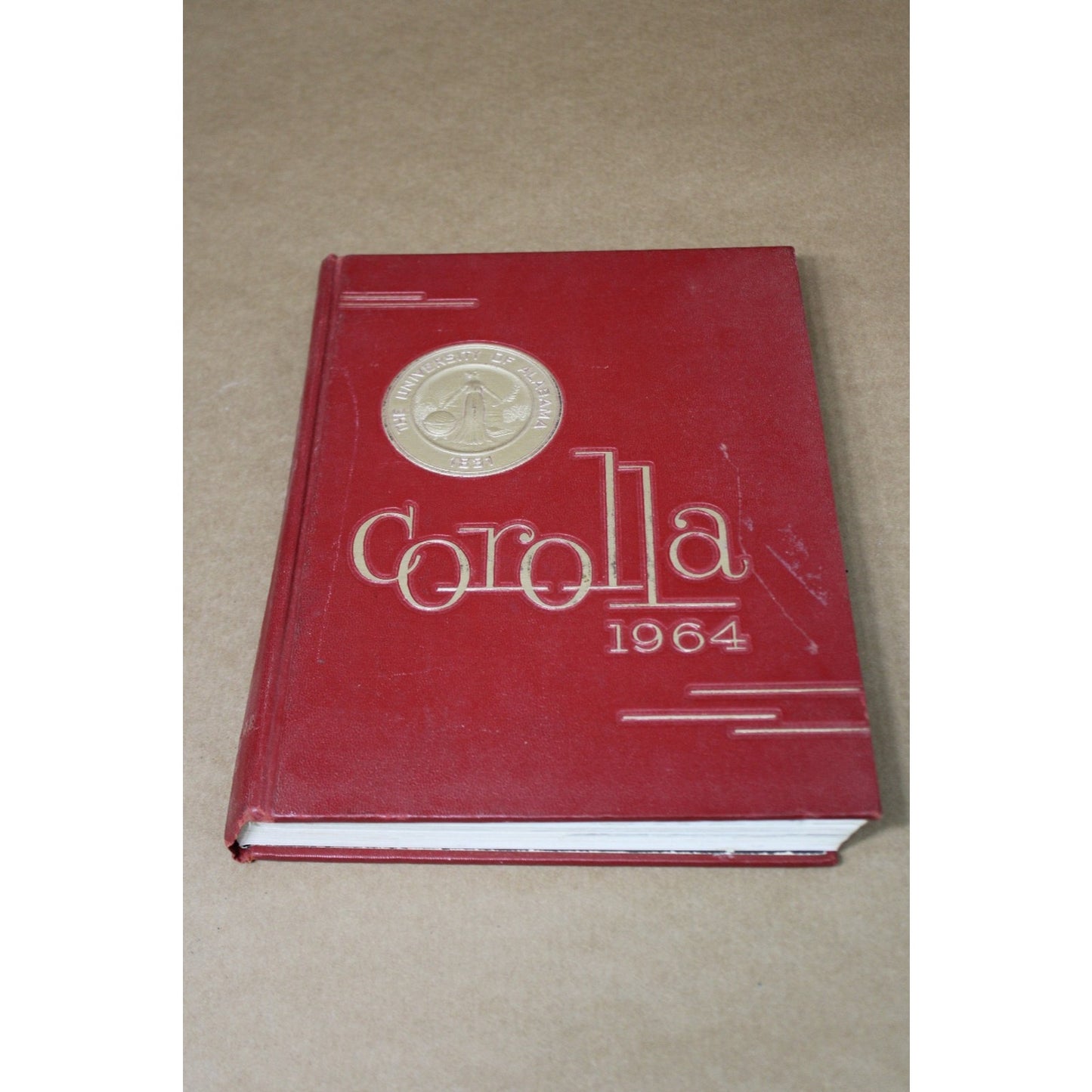 1964 University of Alabama Corolla Yearbook, Bear Bryant, Joe Namath