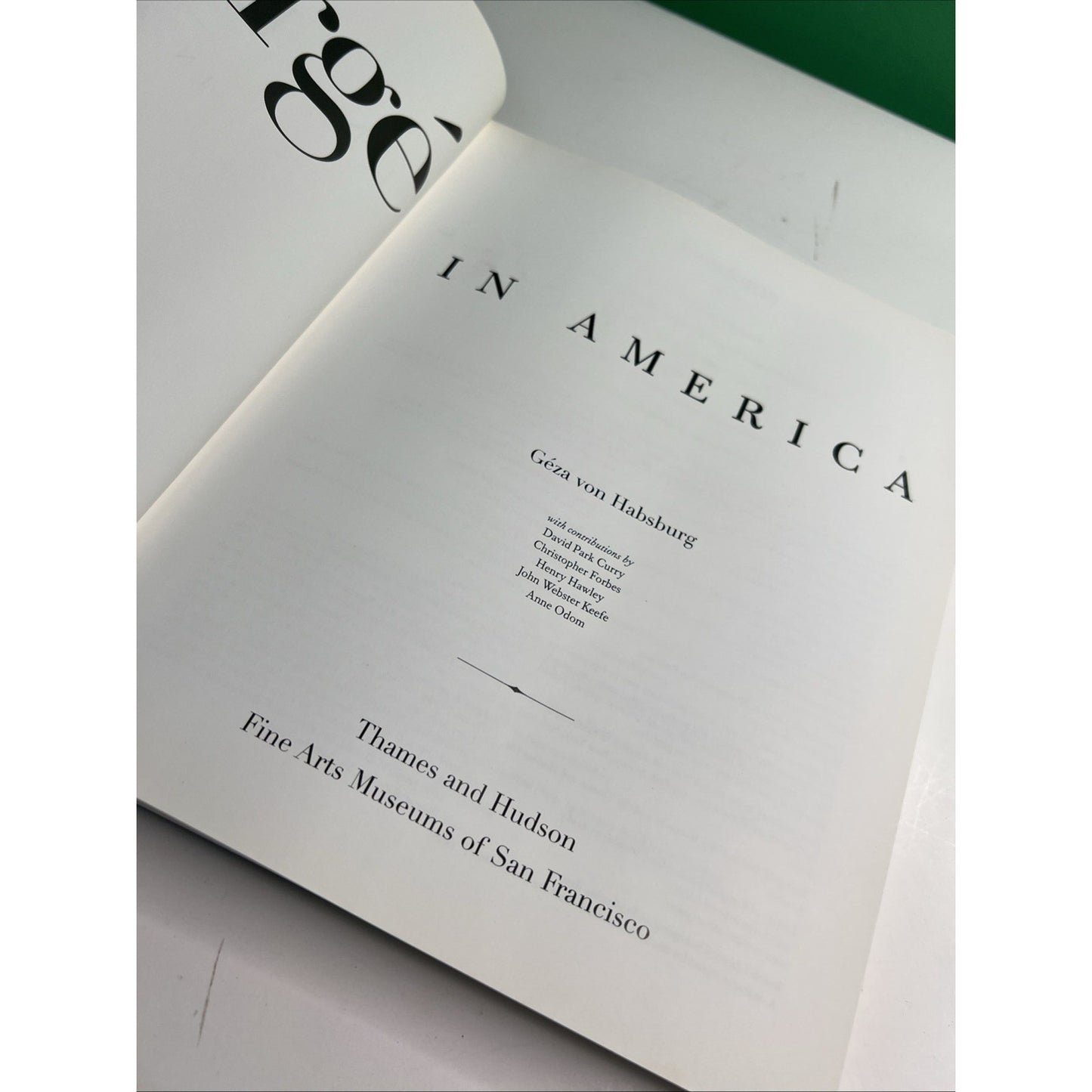 Vintage PB Table Reference Book FABERGE in America San Francisco Fine Art Museum