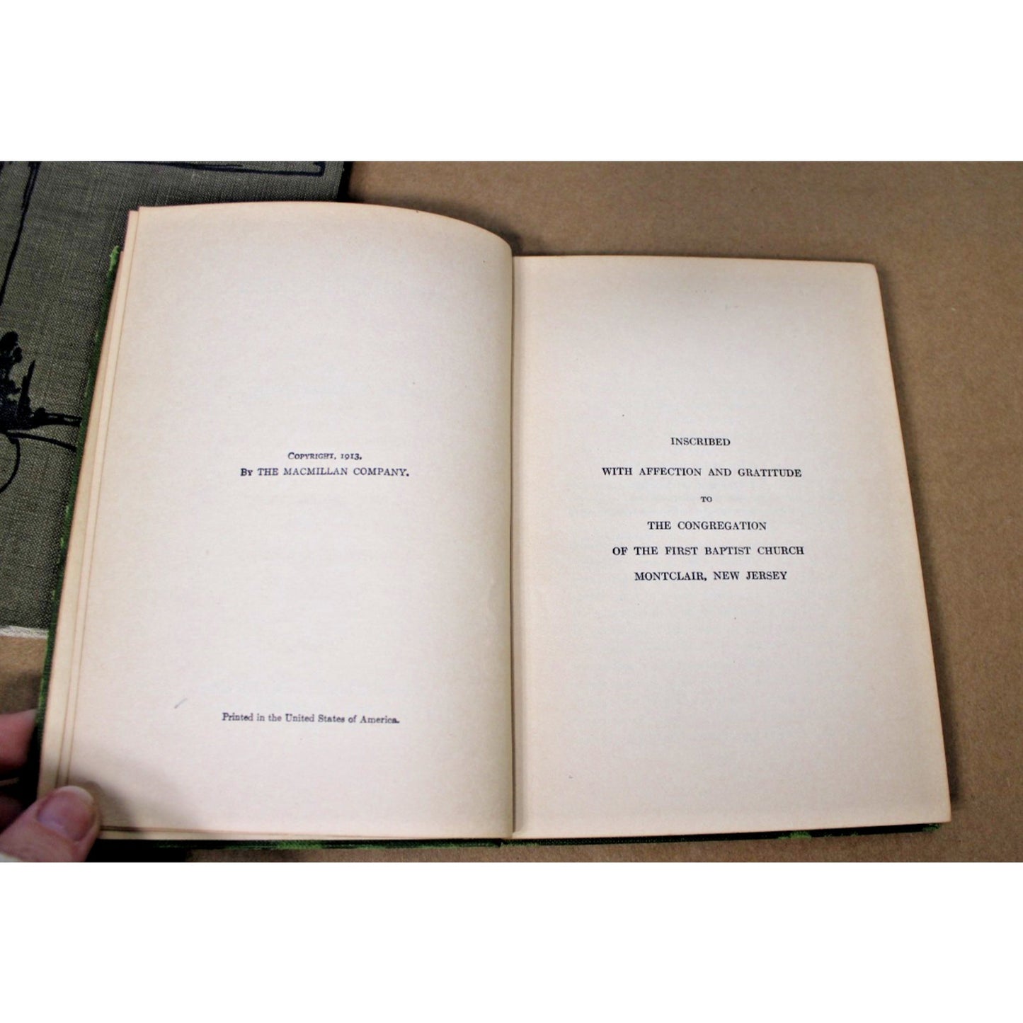 Harry Emerson Fosdick: The Second Mile and The Assurance of Immortality- RARE!