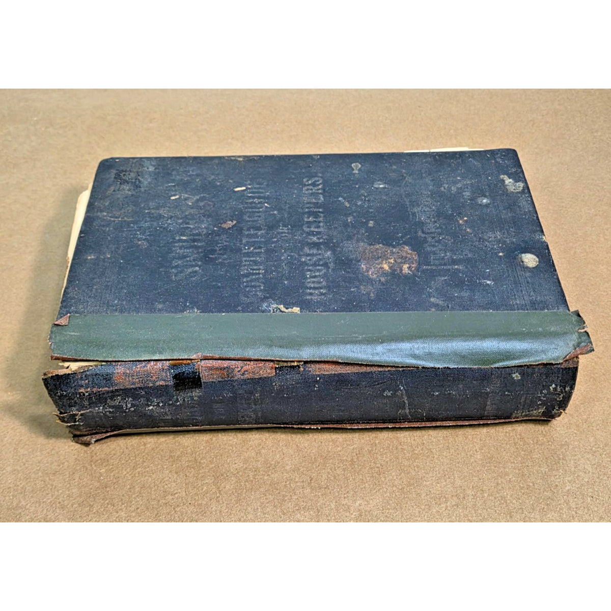 1890s Smiley's Complete Guide for Housekeepers - Antique Cookbook Social History