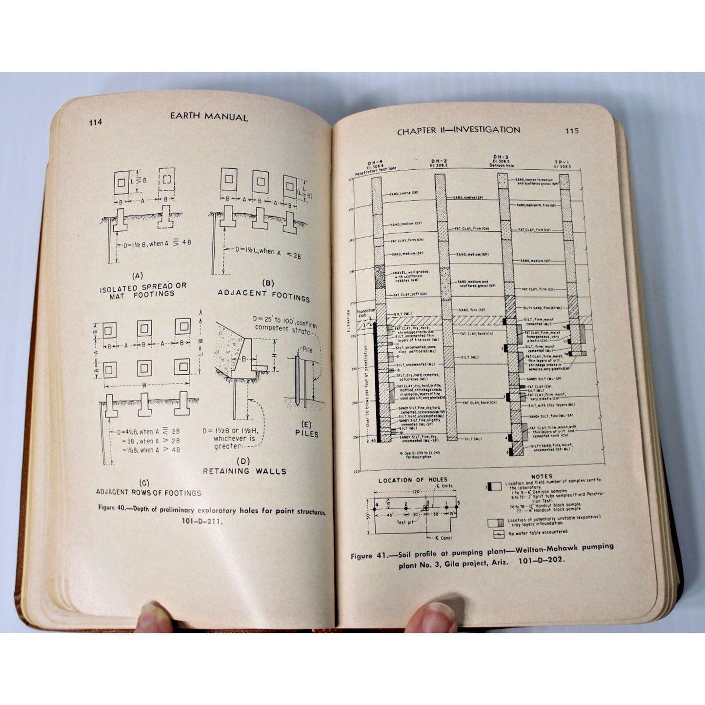 1960 Earth Manual- U.S. Dept. of the Interior Bureau of Reclamation, 1st Edition