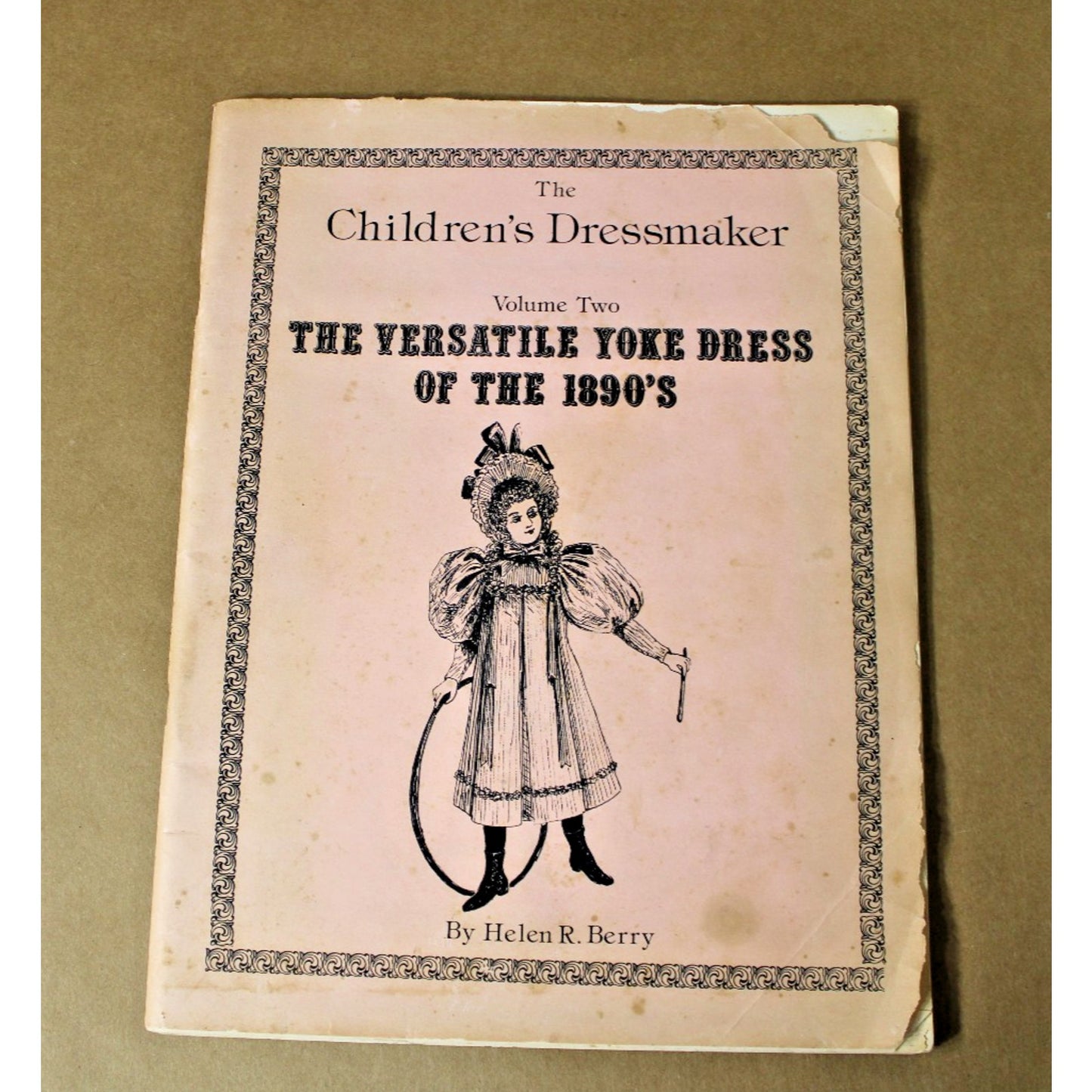 The Children's Dressmaker Vol. Two by Helen R. Berry Yoke Dress 1890s