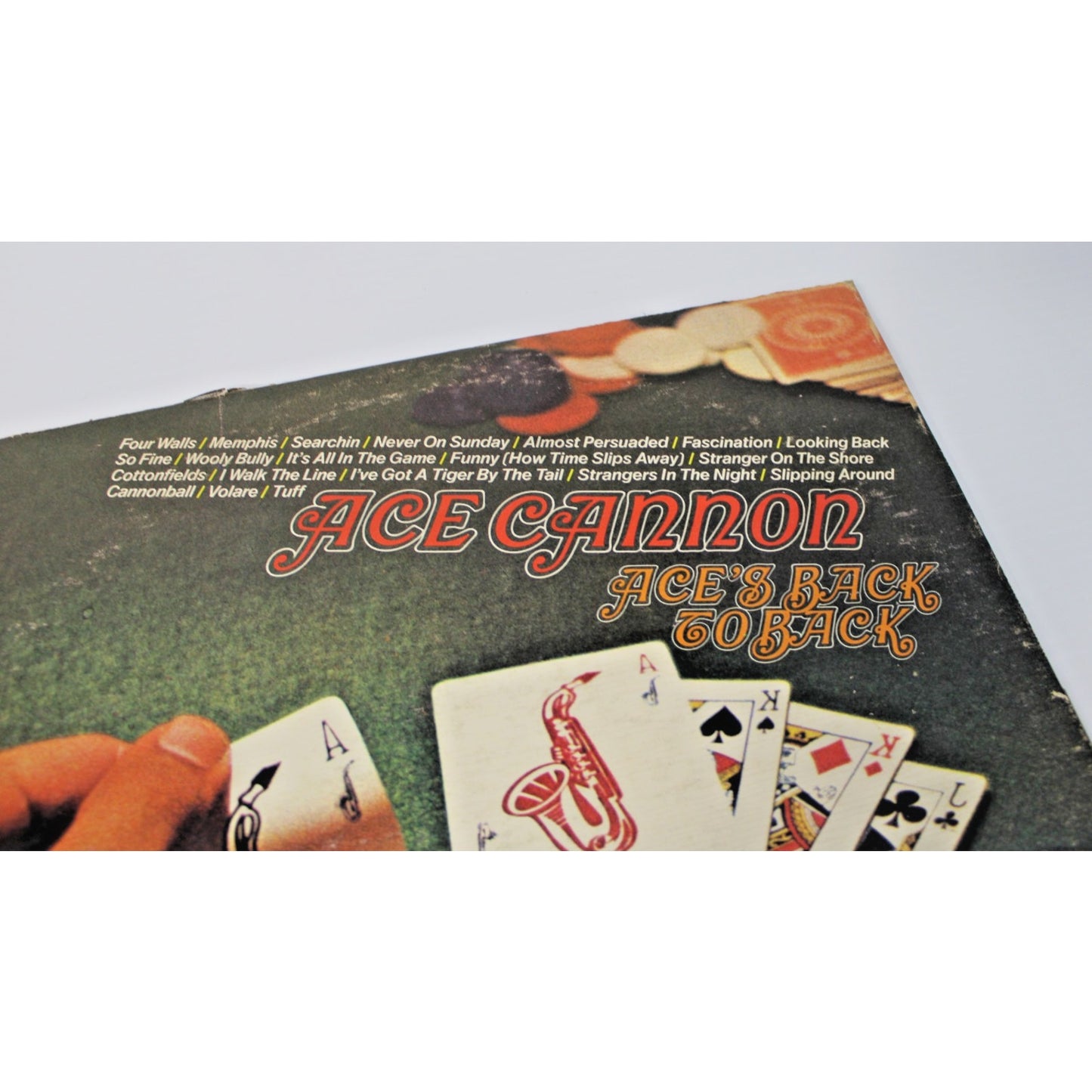 Ace Cannon- Ace's Back to Back, 1972 Double LP Gatefold Memphis Sound Rockabilly