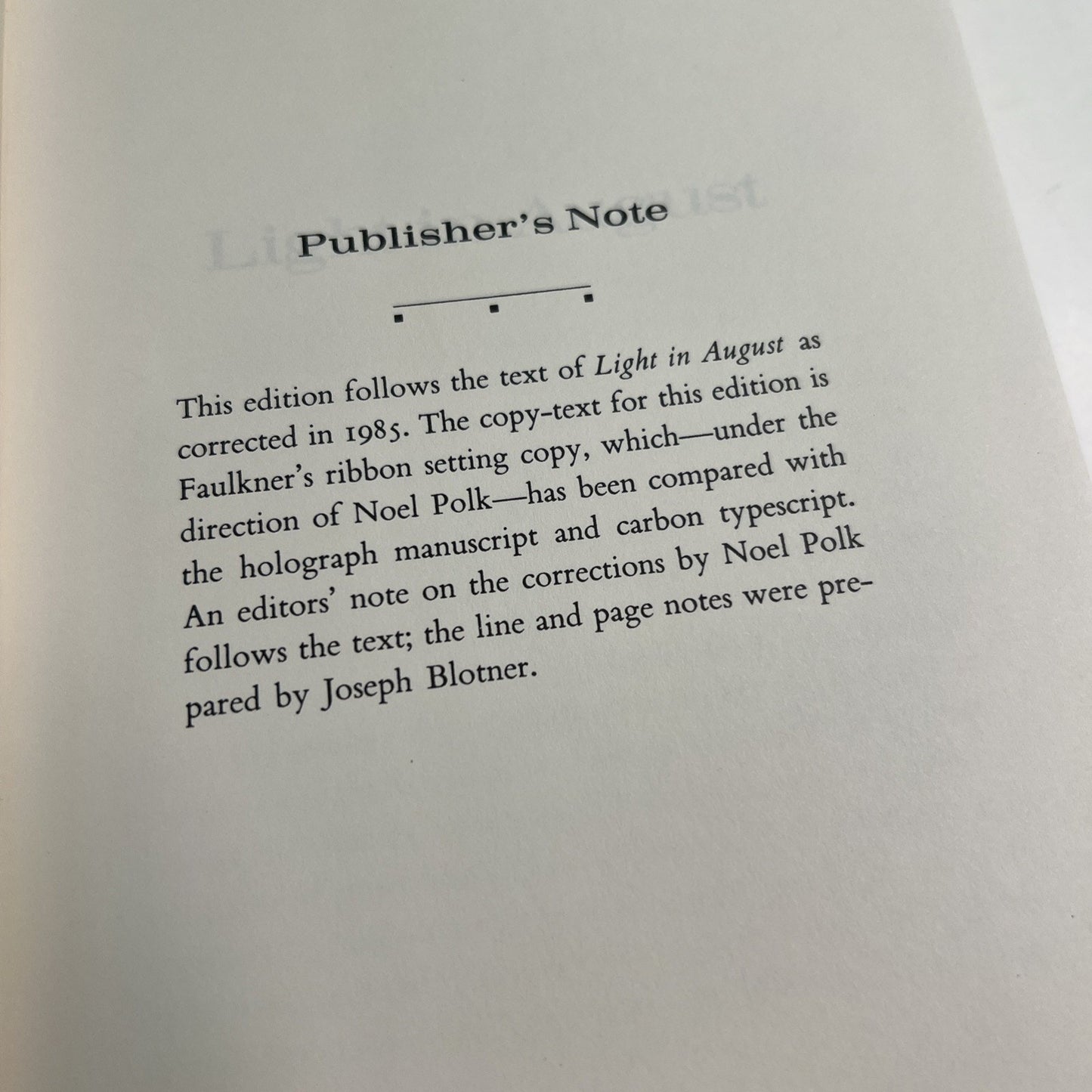Light in August by William Faulkner (2002, Hardcover, Dust Jacket)