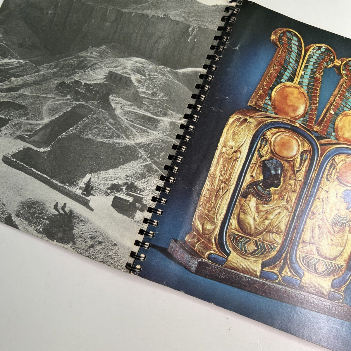 Treasures of Tutankhamun 1977 Weekly Calendar Metropolitan Museum of Art Boltin