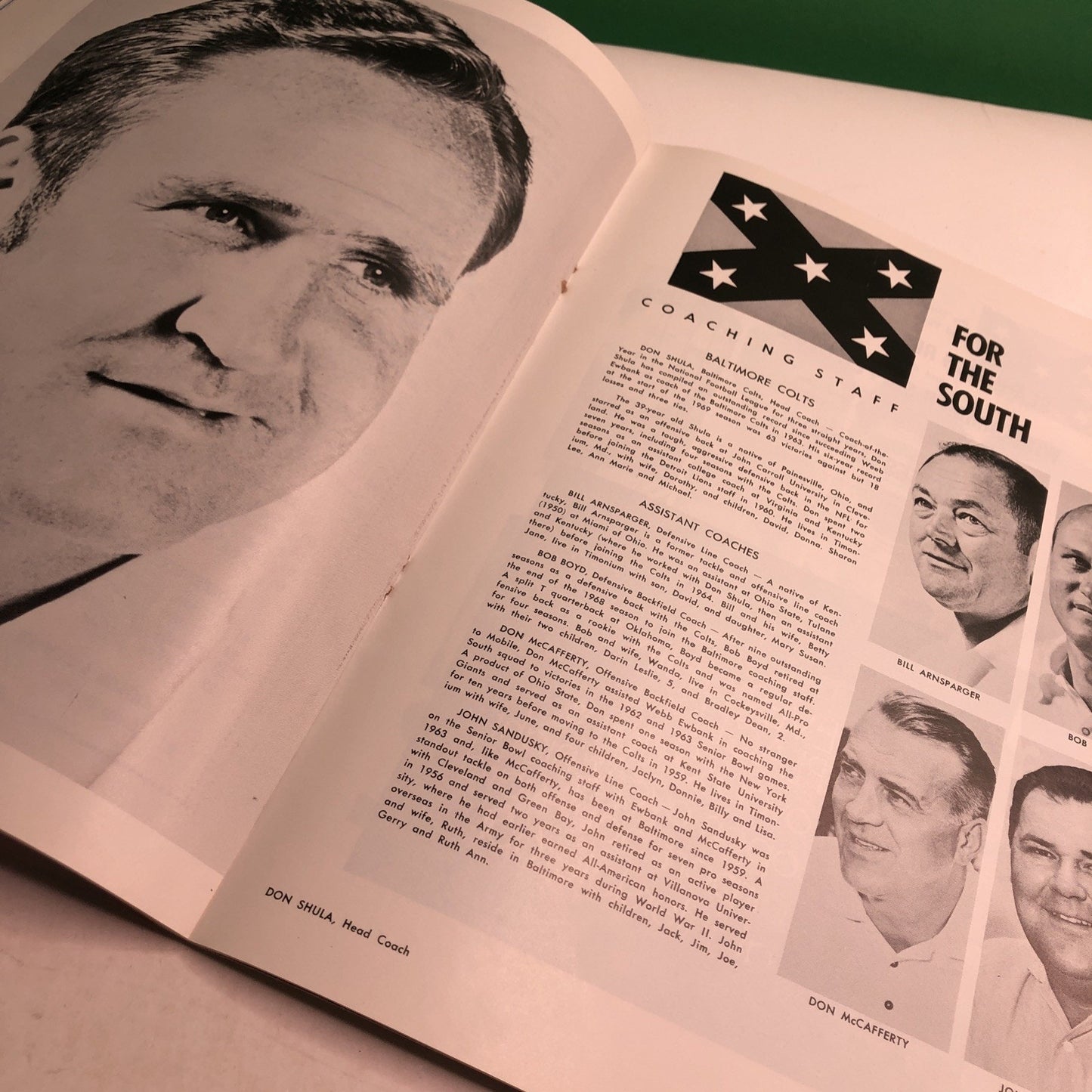 1970 NCAA Football Souvenir Senior Bowl Program w/ Coin Ladd Stadium Mobile AL