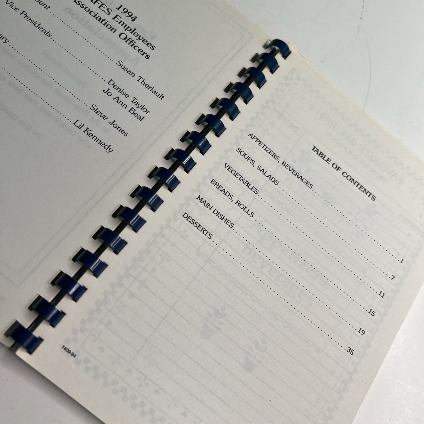1994 Ft. Rucker Exchange Employee Association Cookbook Comb Bound