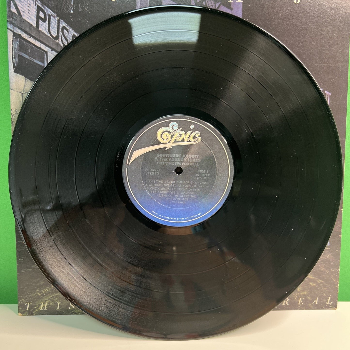 Southside Johnny And The Asbury Jukes This Time It's For Real 1977 Vinyl LP CBS