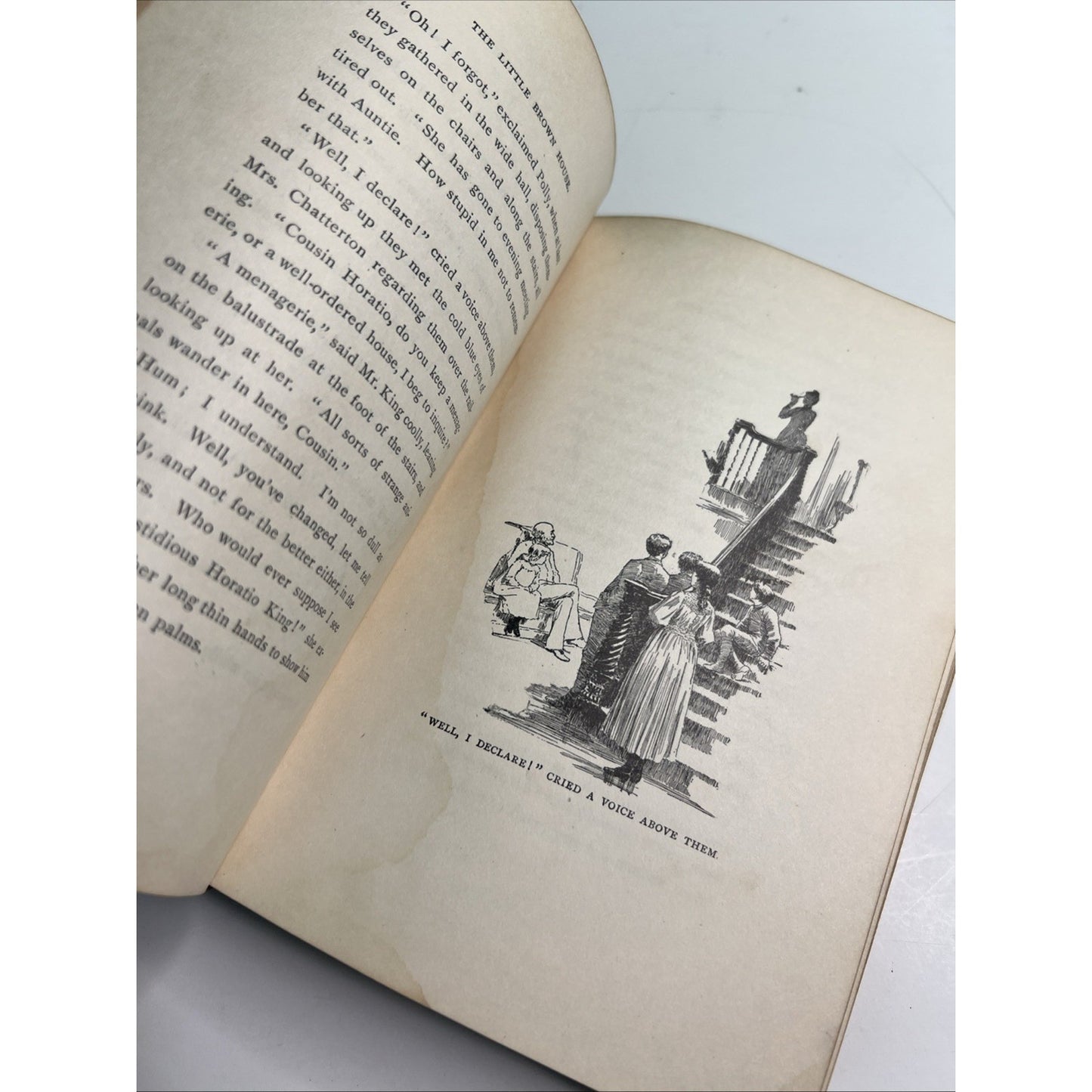 The Five Little Peppers Midway Margaret Sidney 1904 HC Illustrated Damaged