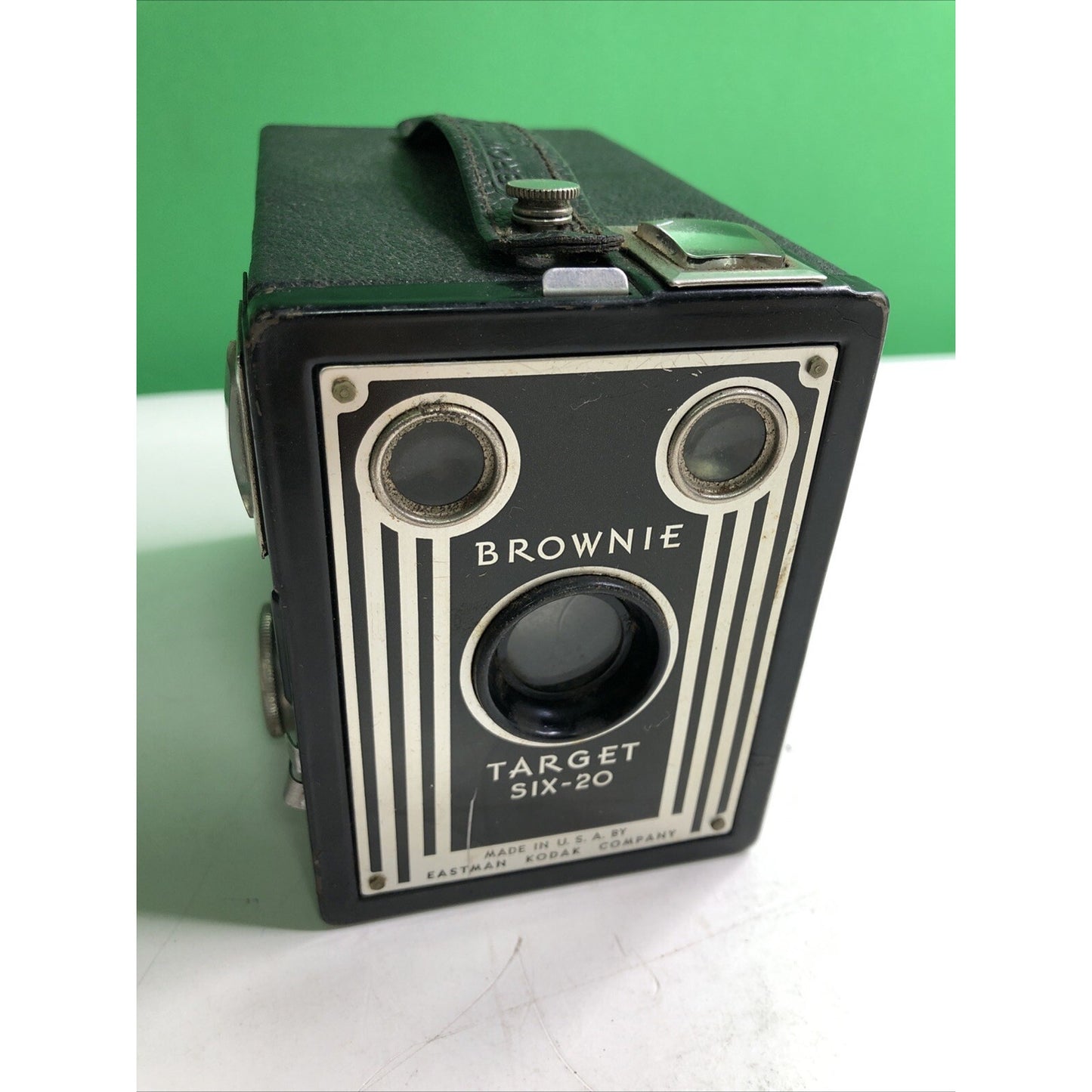 Eastman Kodak Company Brownie Target Six-20 Box Camera Working Shutter Art Deco