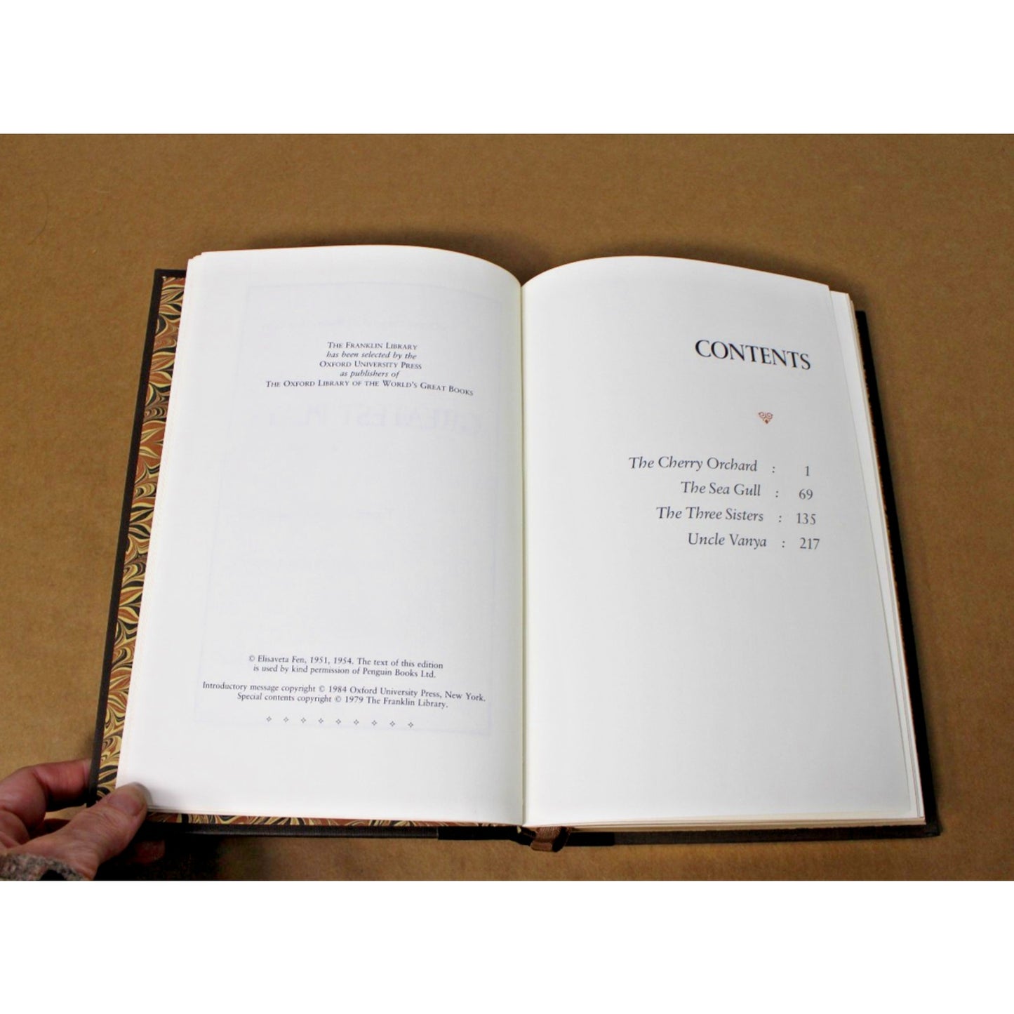Anton Chekhov Greatest Plays, 1984 Oxford Library Special Edition