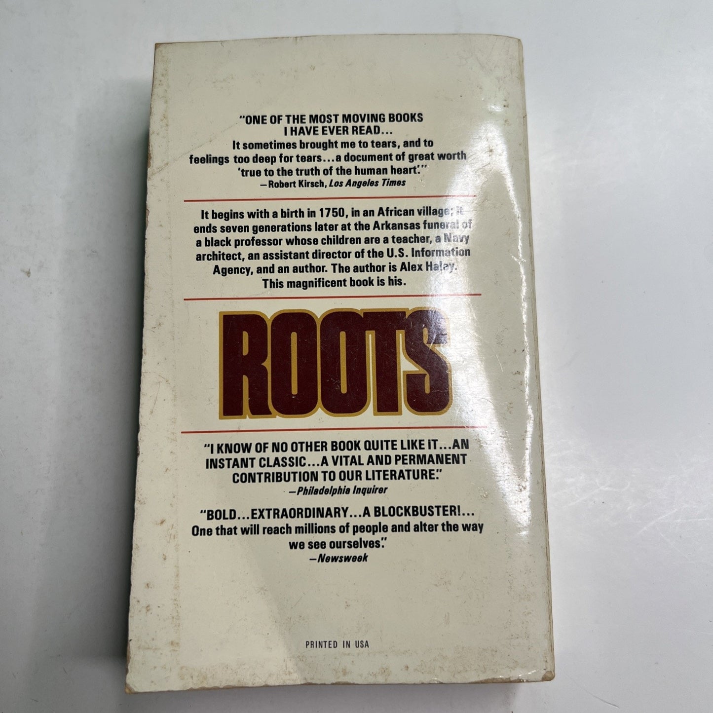 ROOTS by Alex Haley 1977 1st Dell Printing Paperback