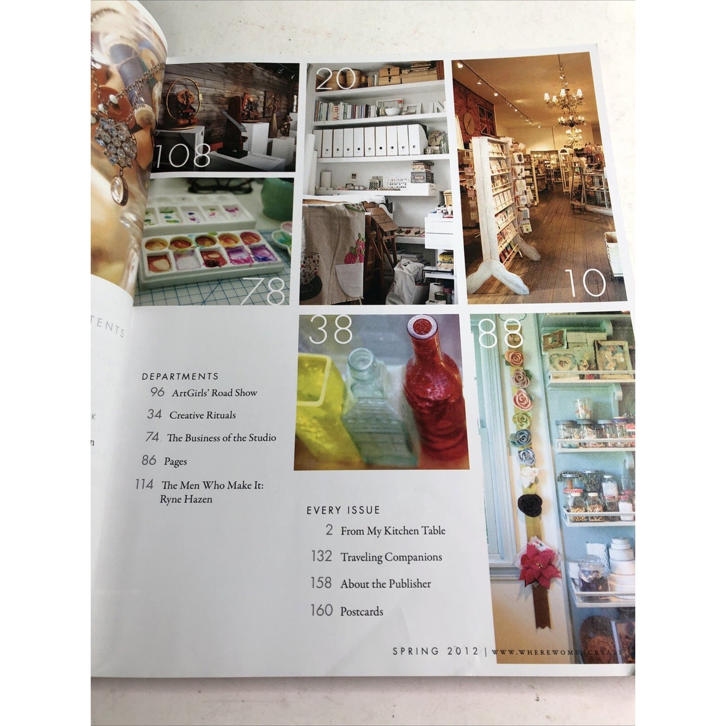 WHERE WOMEN CREATE Magazine FEB/MAR/APR 2012 Stampington & Co Pub. Jo Packham