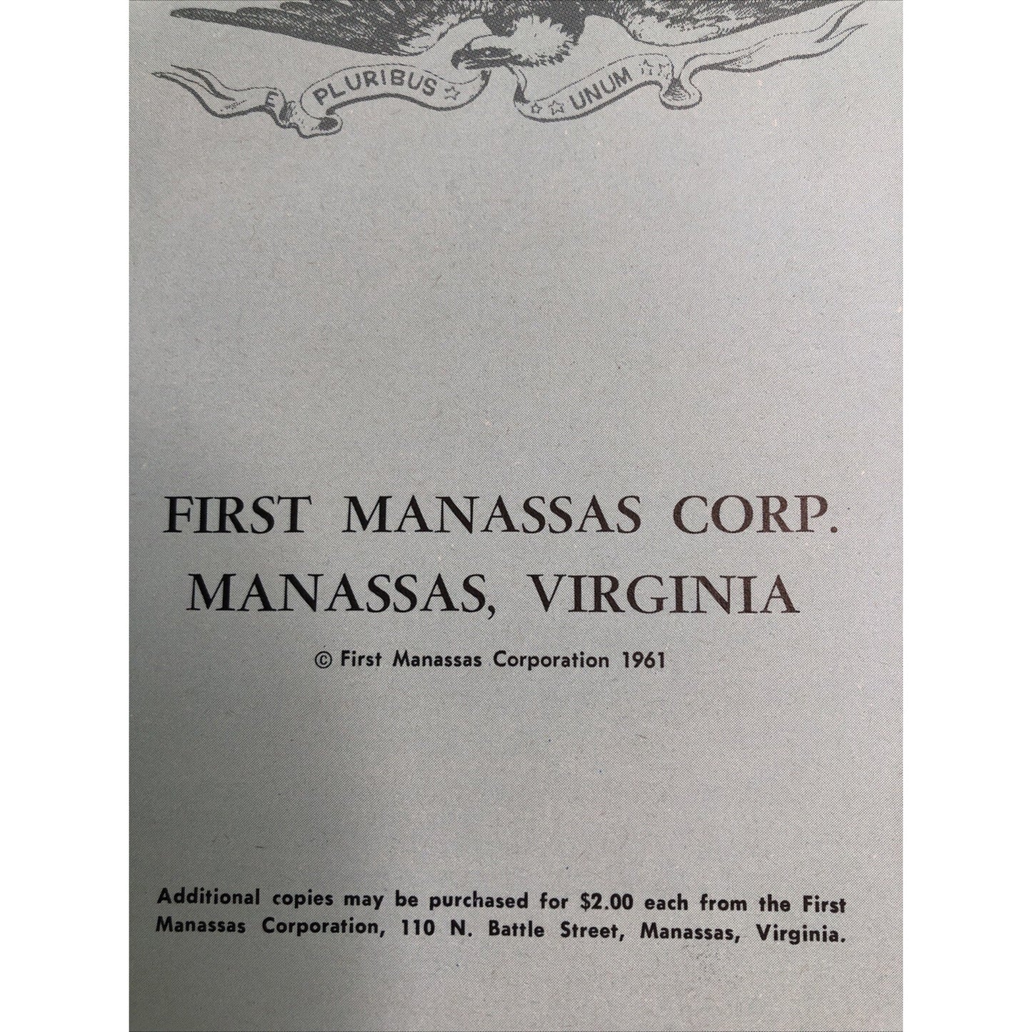 1st Manassas Bull Run And The War Around It... Illustrated History 1961