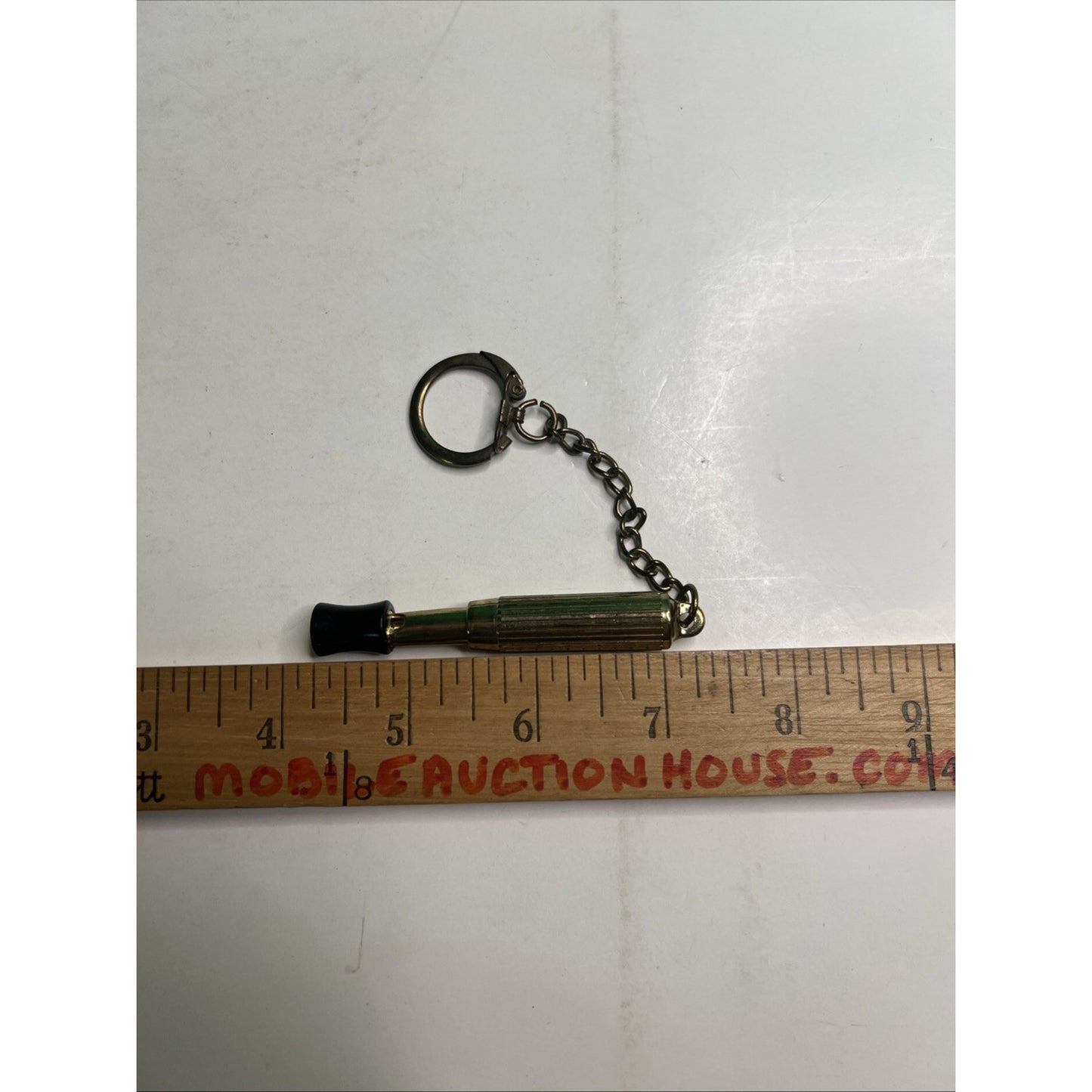 Vintage Expandable Dog Whistle Keychain