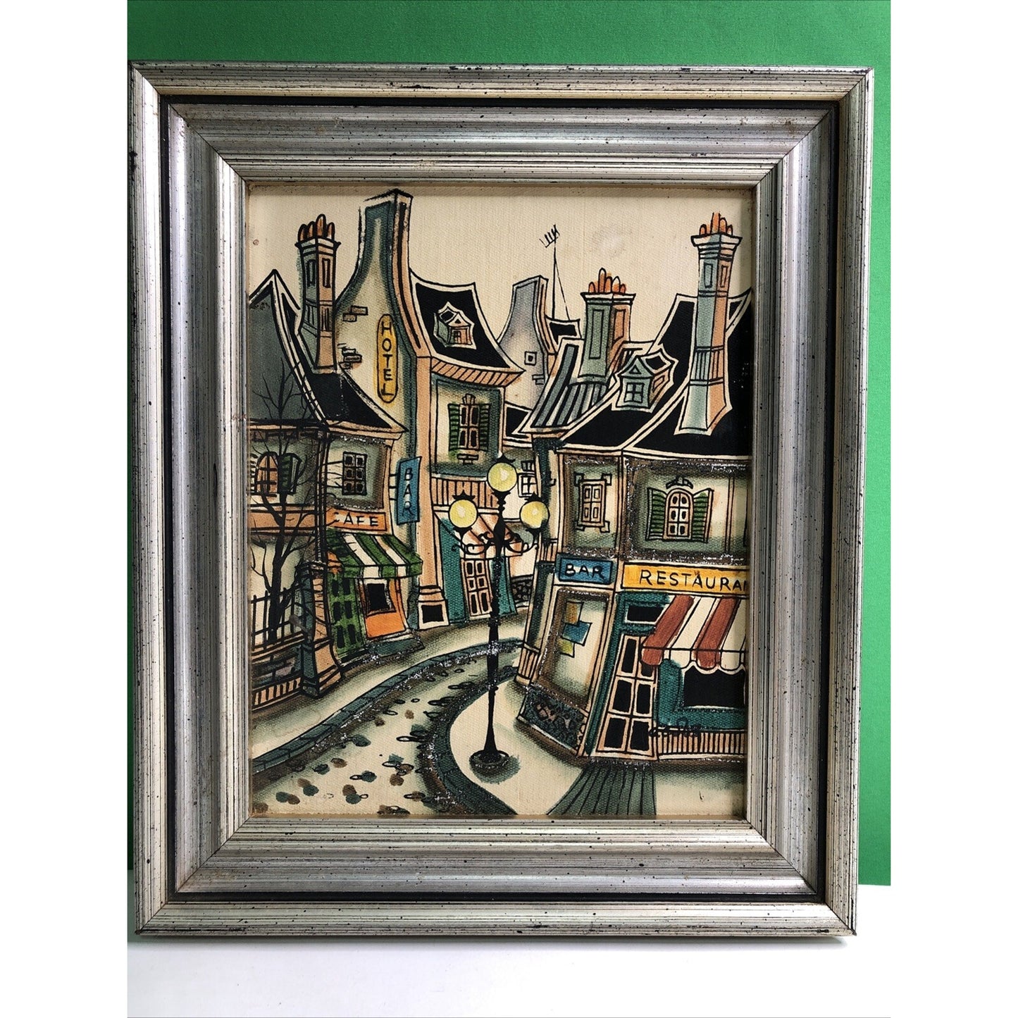 FRAMED Acrylic On Board PARIS PARISIAN FRENCH CITYSCAPE SIGNED