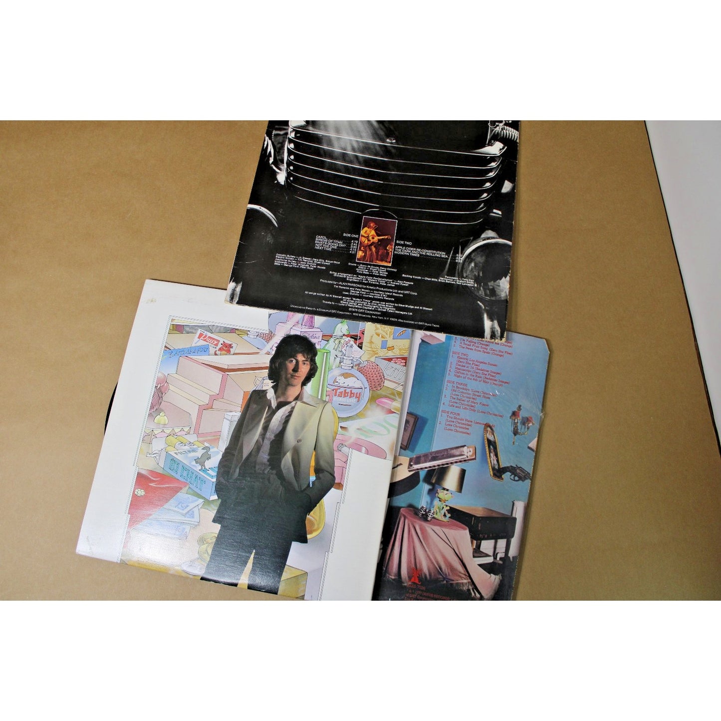 3 Album Lot, Al Stewart Scottish Singer-Songwriter Folk-Rock 1970s, Double Album