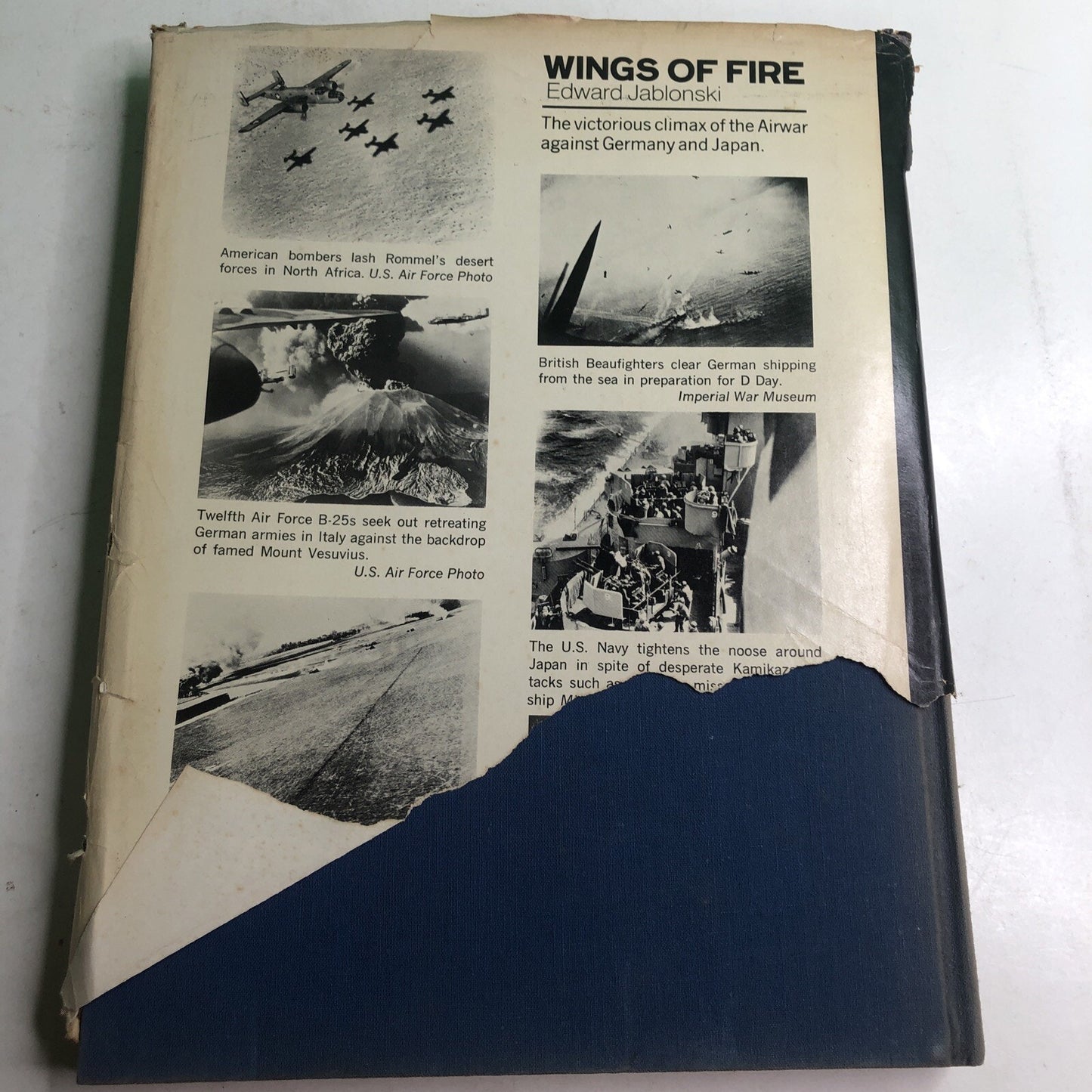 Wings of Fire Victorious Climax of the Airwar by Edward Jablonski 1972 HC DJ 1st