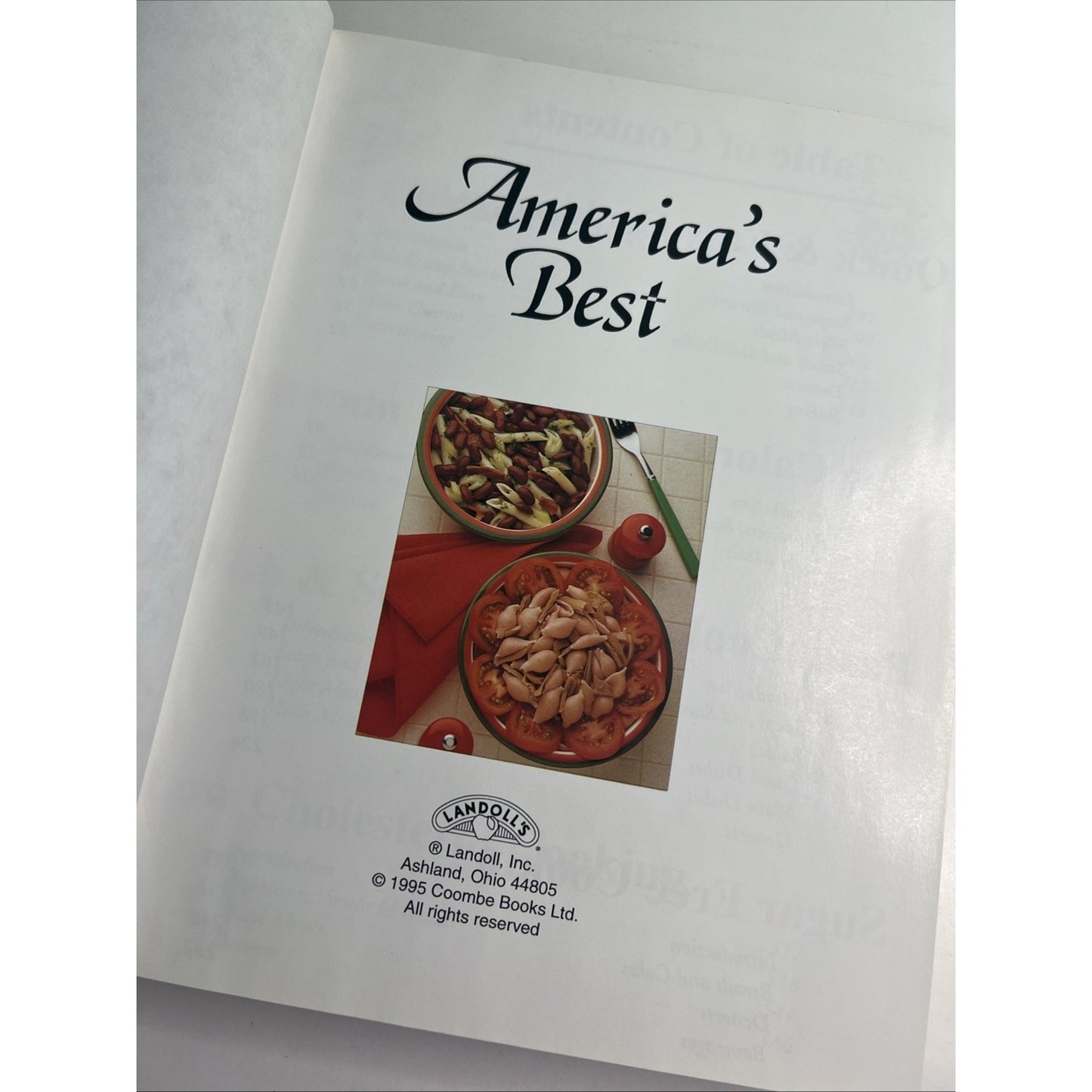 1995 America’s Best Cooking Delicious International Flavor HC Illustrated Gilt