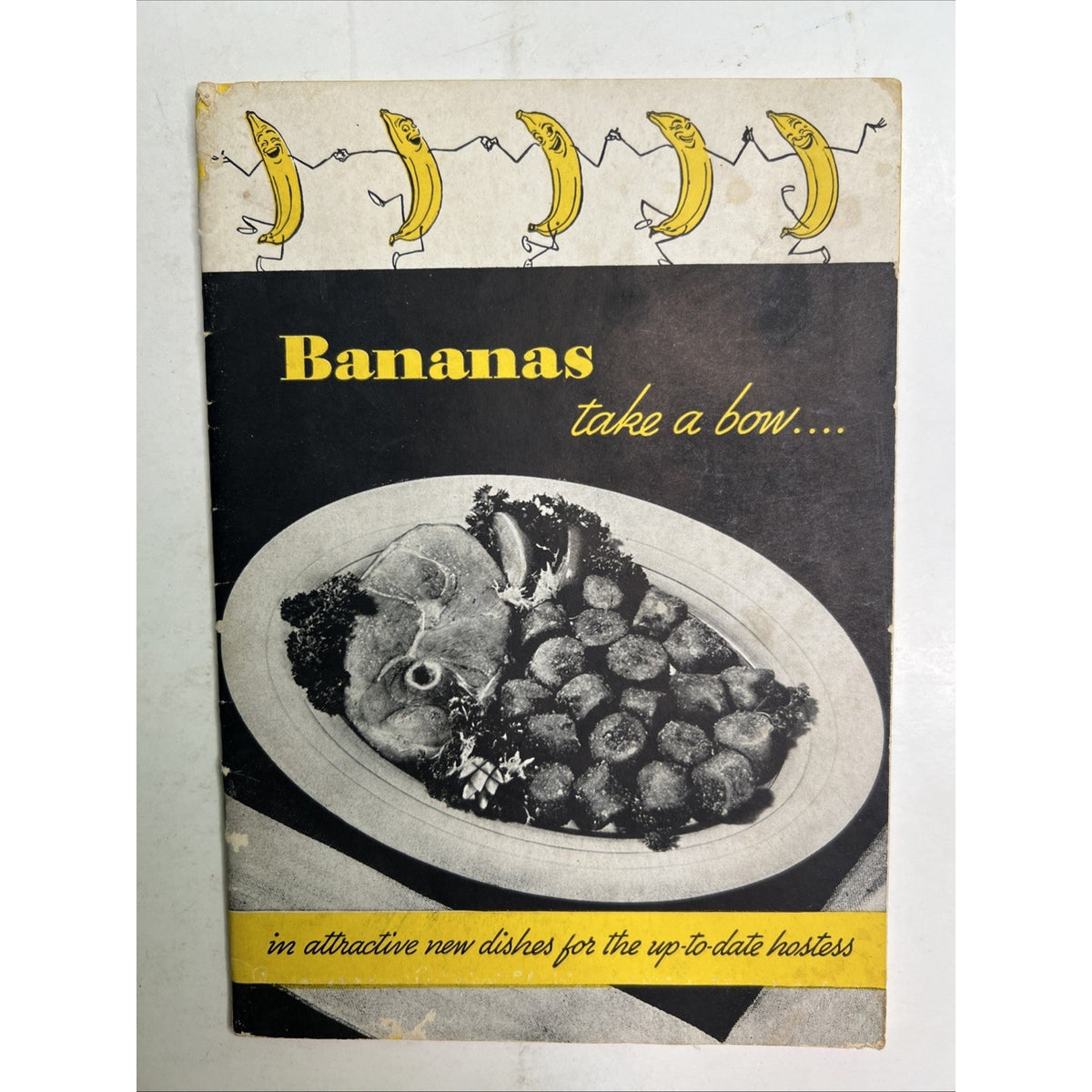 Vintage Mid Century Fruit Dispatch Co BANANAS TAKE A BOW Recipe Guide Booklet