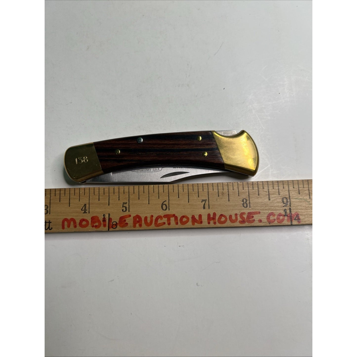 Floors Inc 10th Anniversary BUCK KNIFE Limited Edition Folding Boxed Advertising