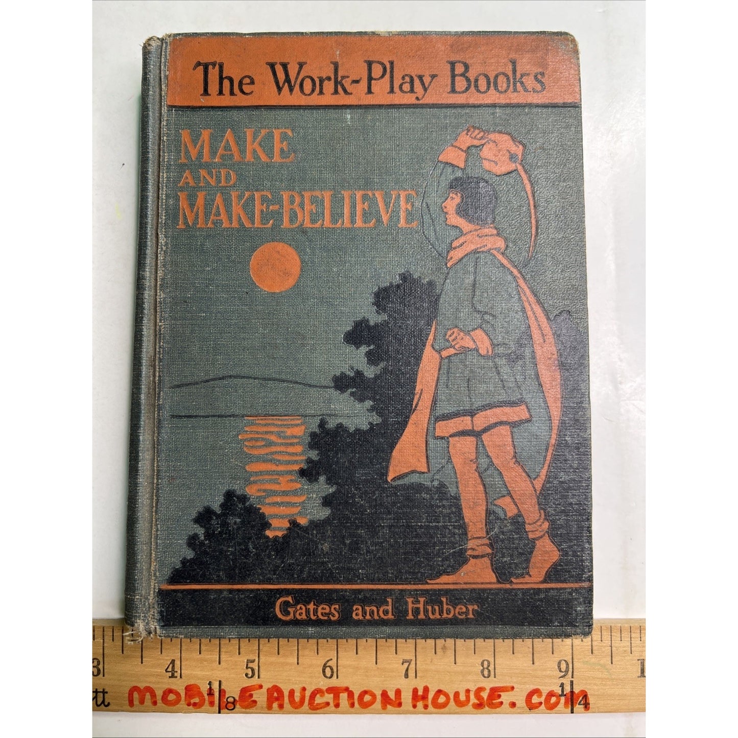 1934 Vintage Gates & Huber Work-Play Books HC Make And Make-Believe Illustrated