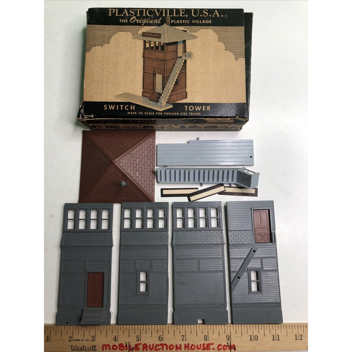 VINTAGE BACHMANN PLASTICVILLE SWITCH TOWER 1952 MODEL SW-2 Scaled For Trains