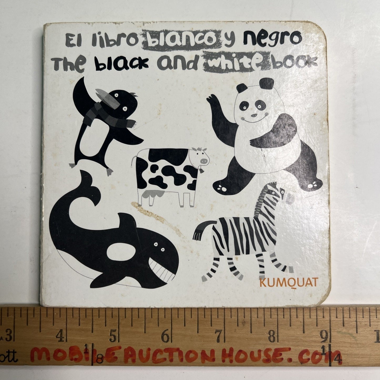 El Libro Blanco y Negro The Black and White Book Spanish Edition Board Book